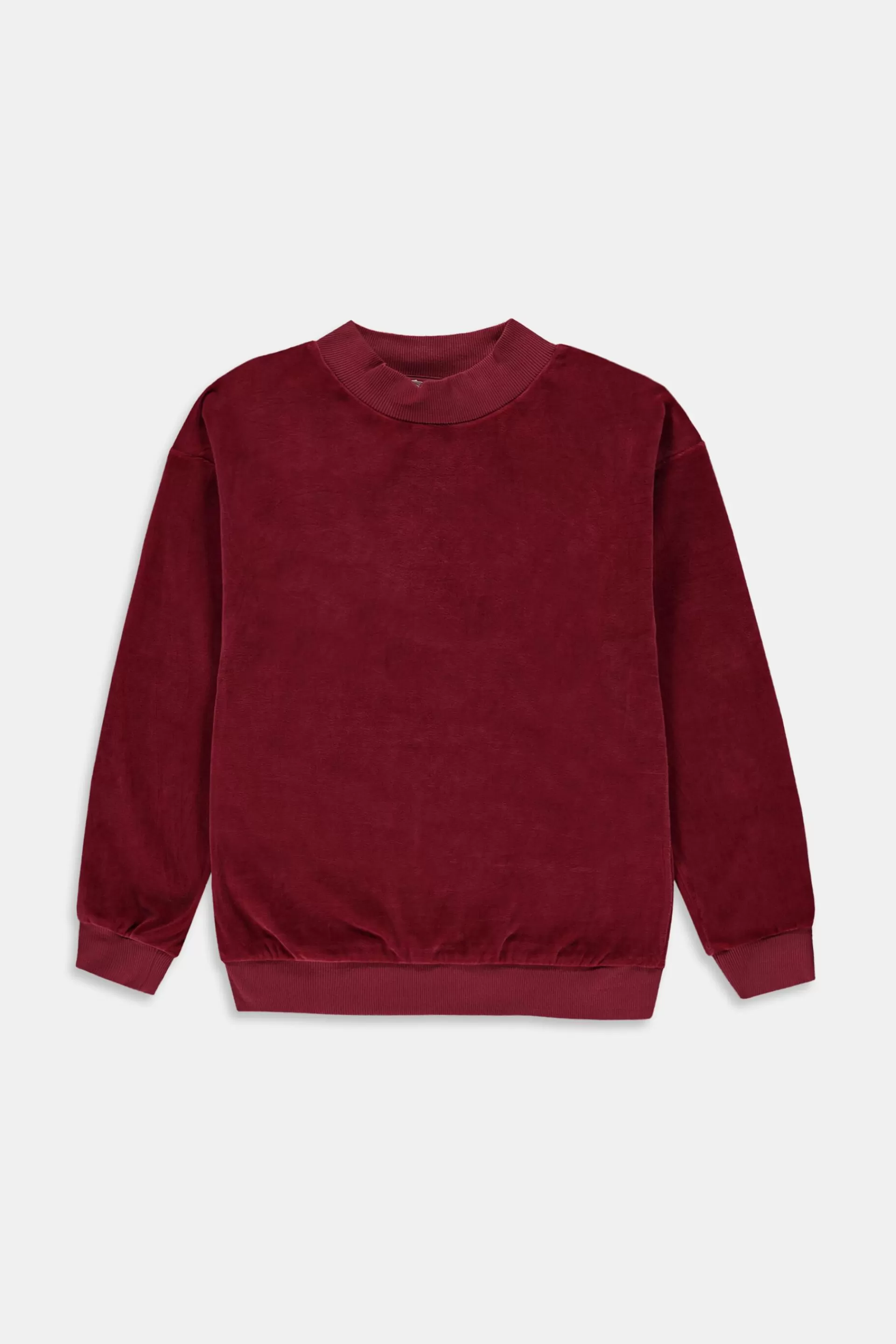 Sweatshirt aus Samt-ESPRIT Store