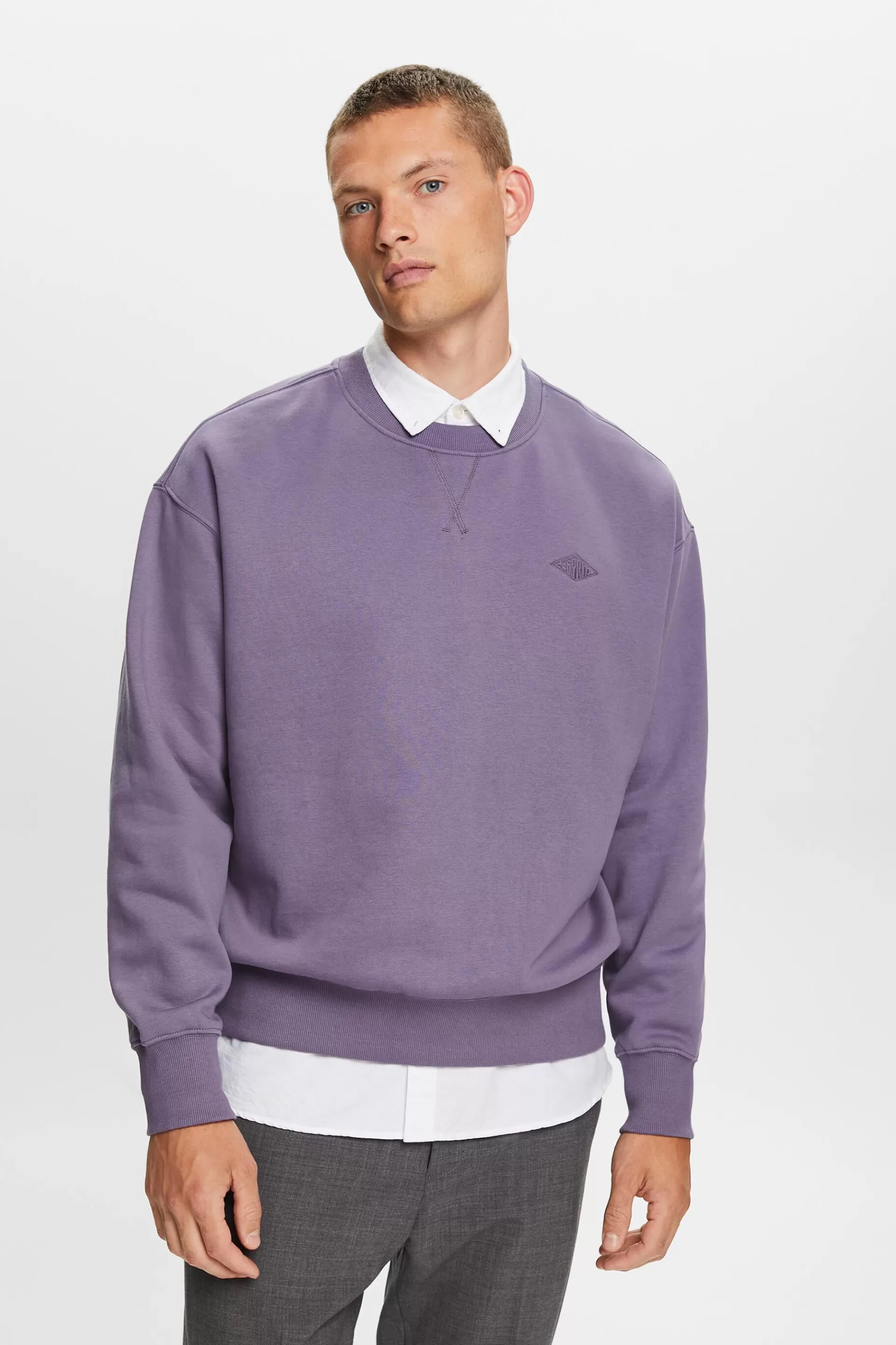 Sweatshirt mit Logostickerei-ESPRIT Hot