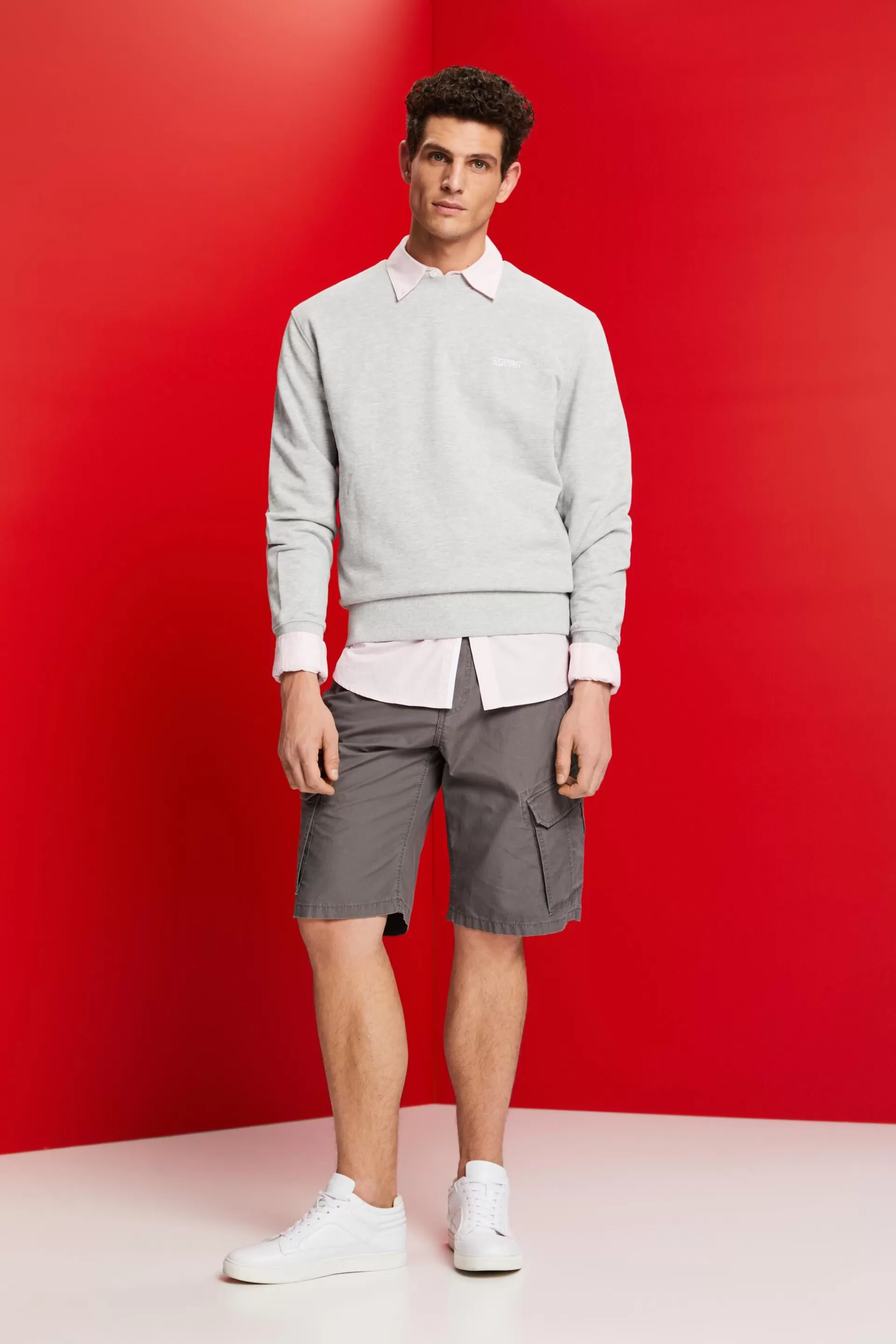 Sweatshirt mit Print auf der Rückseite-ESPRIT Discount