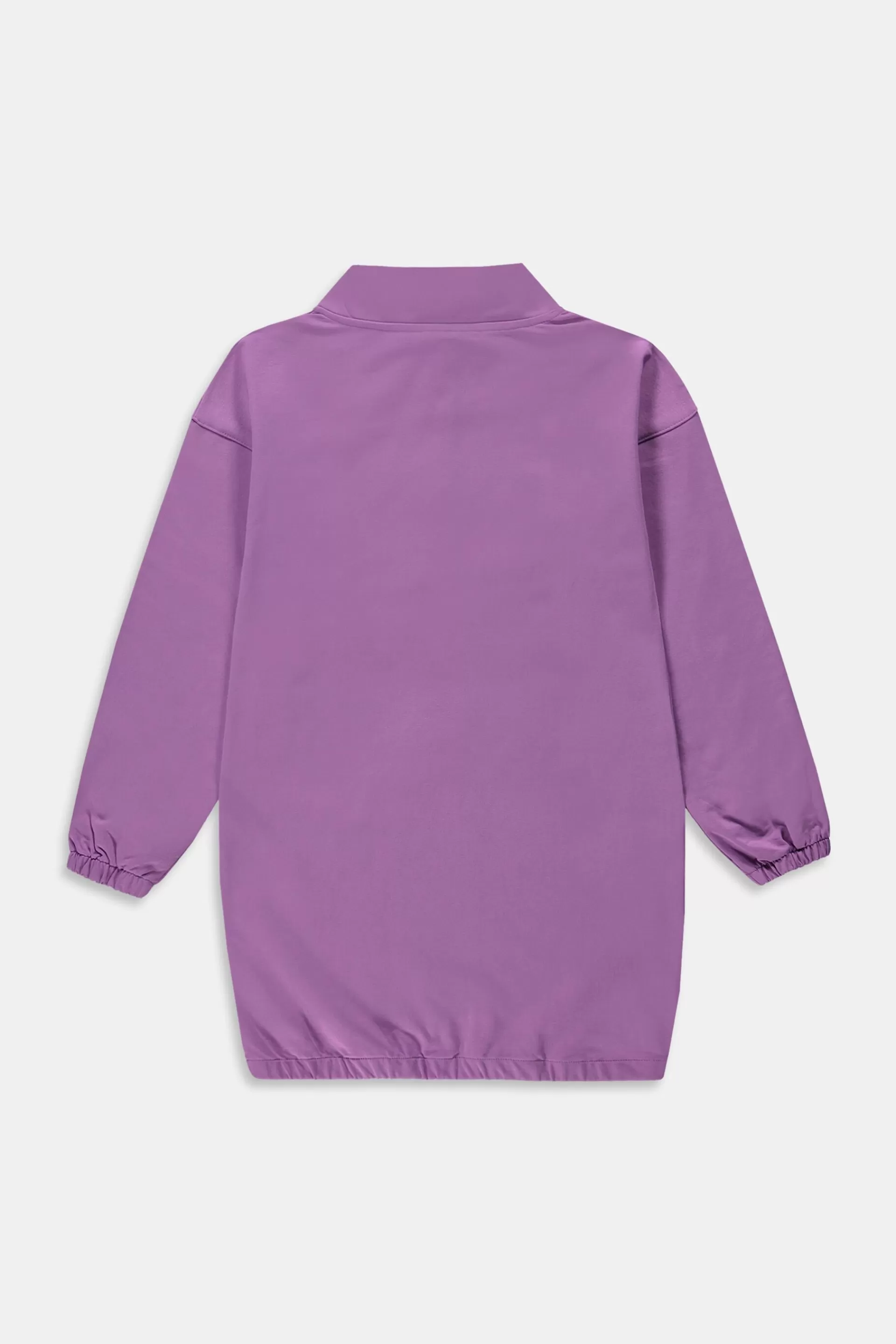 Sweatshirt-Kleid mit Statement-Print auf der Tasche-ESPRIT Online