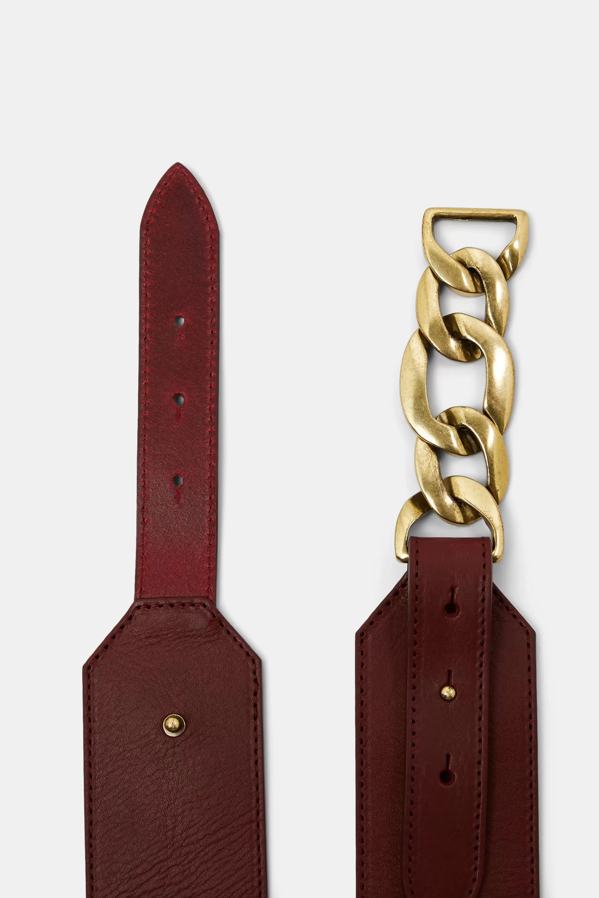 Taillengürtel aus Leder-ESPRIT Discount