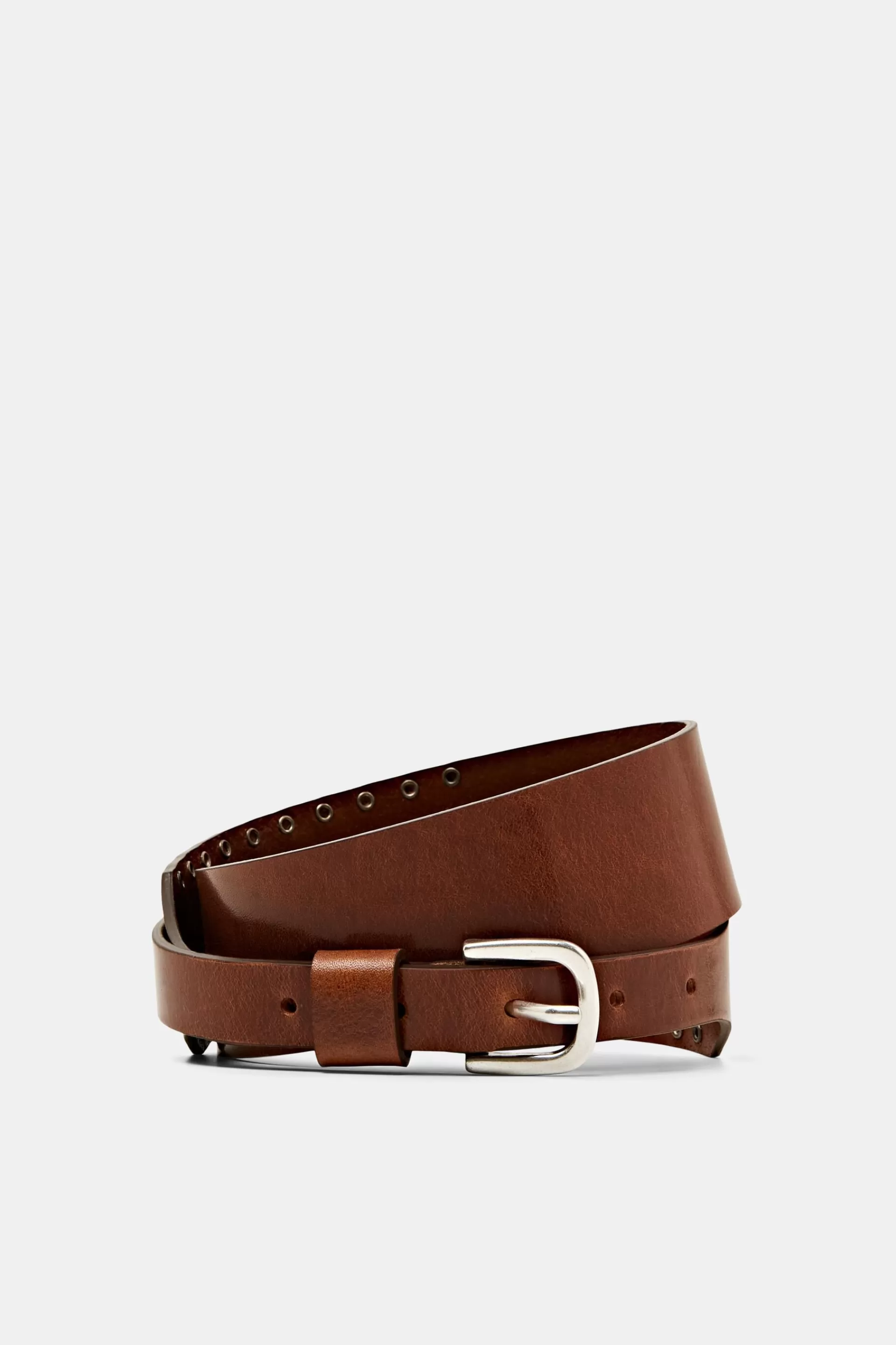 Taillengürtel mit Nieten, 100 % echtes Leder-ESPRIT Discount