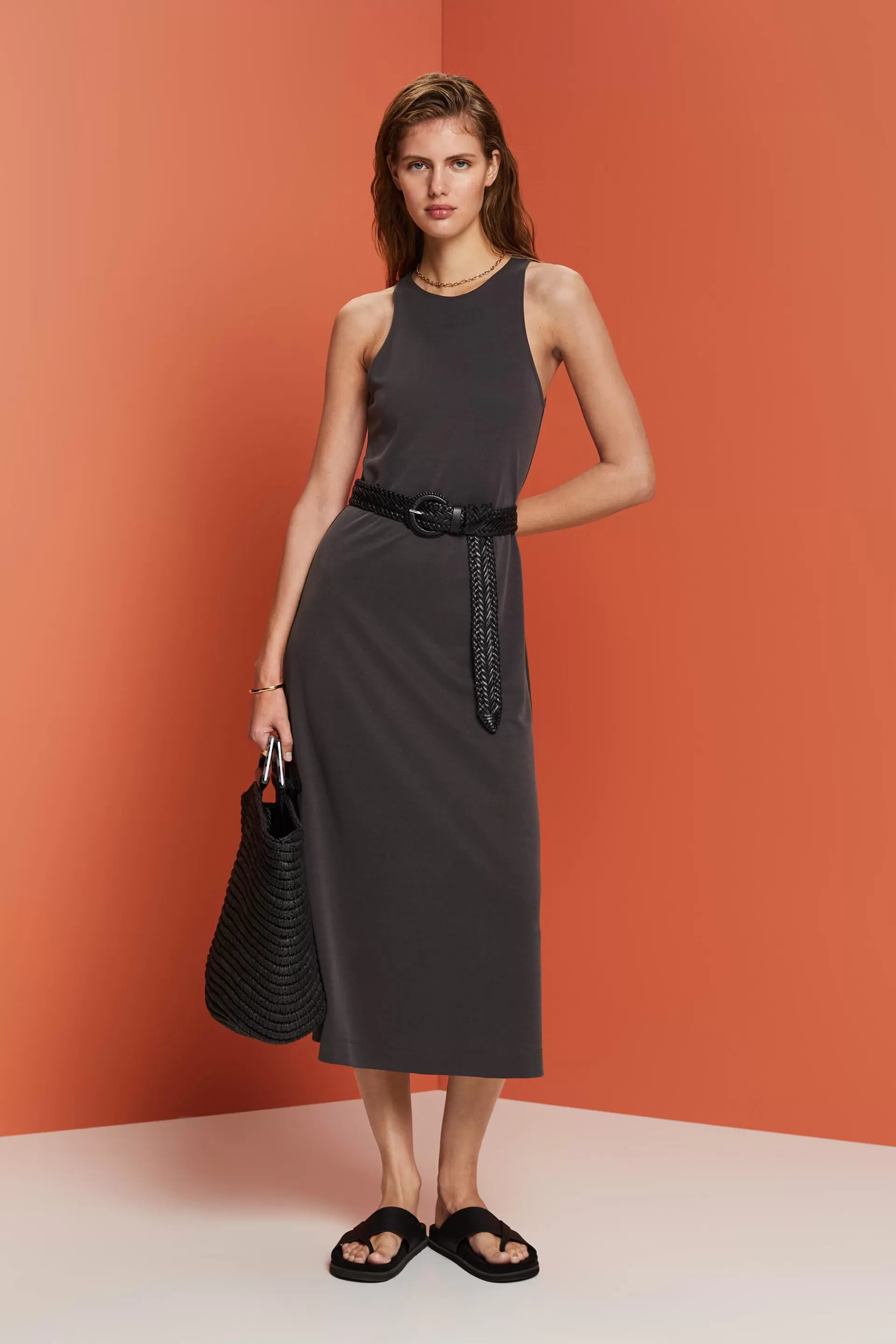 Tank-Midikleid aus Modalmix-ESPRIT Sale