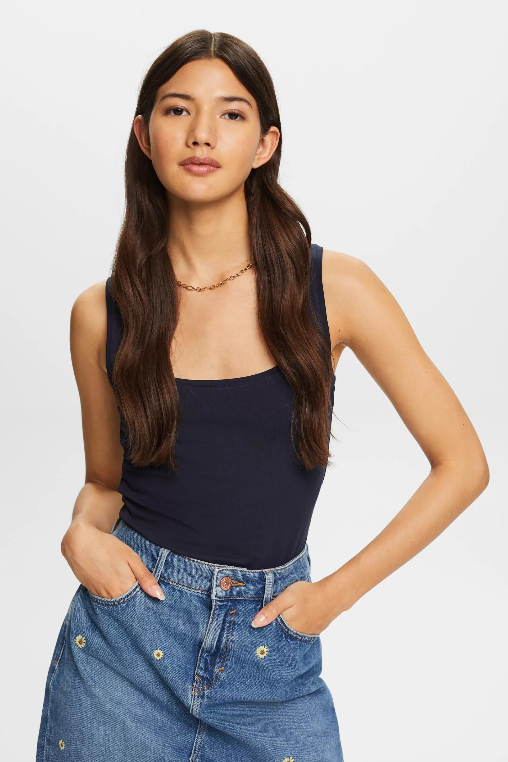 Tanktop aus Baumwolljersey-ESPRIT Cheap