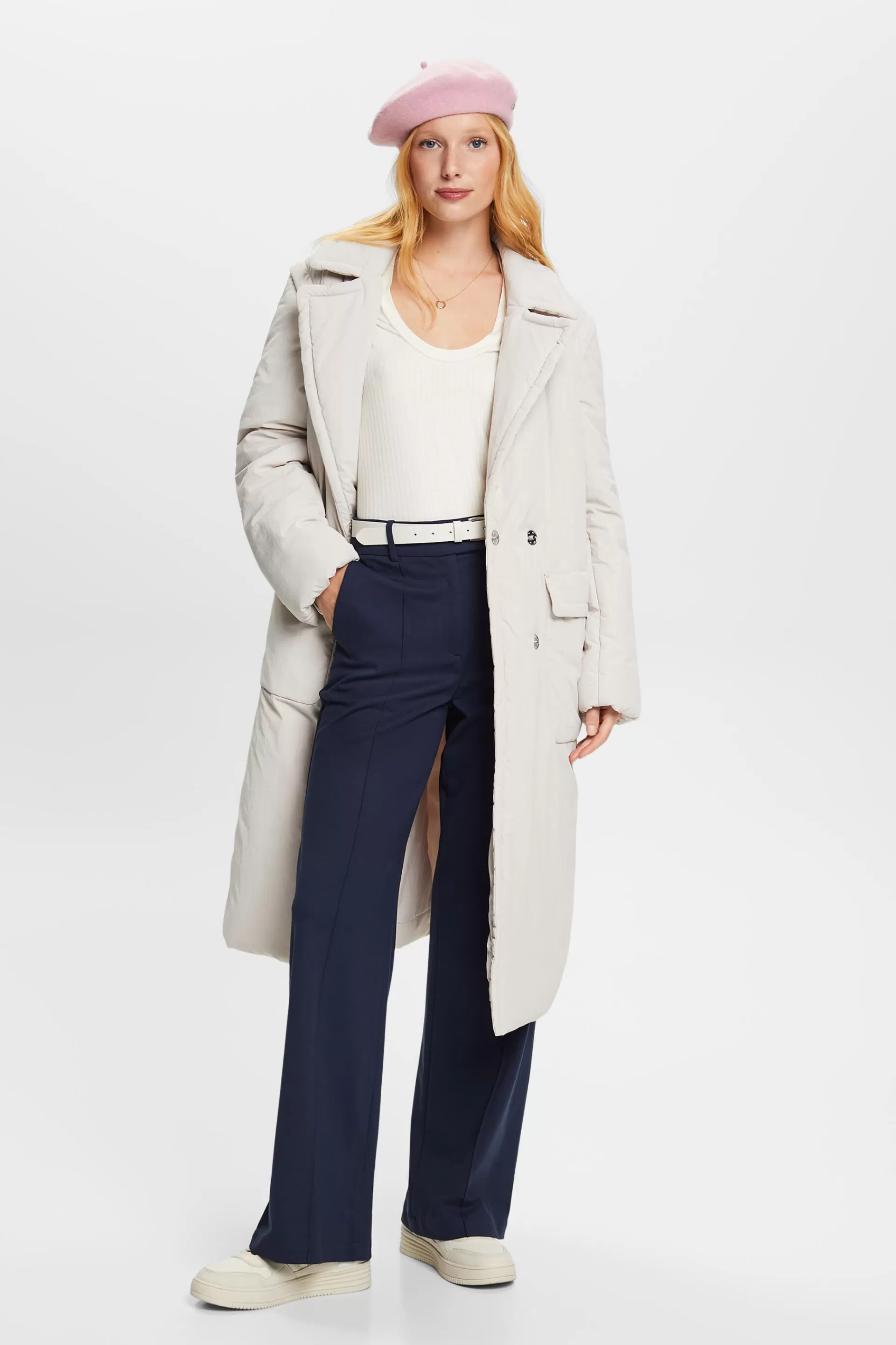 Top aus Rippstrick und Jersey-ESPRIT Shop