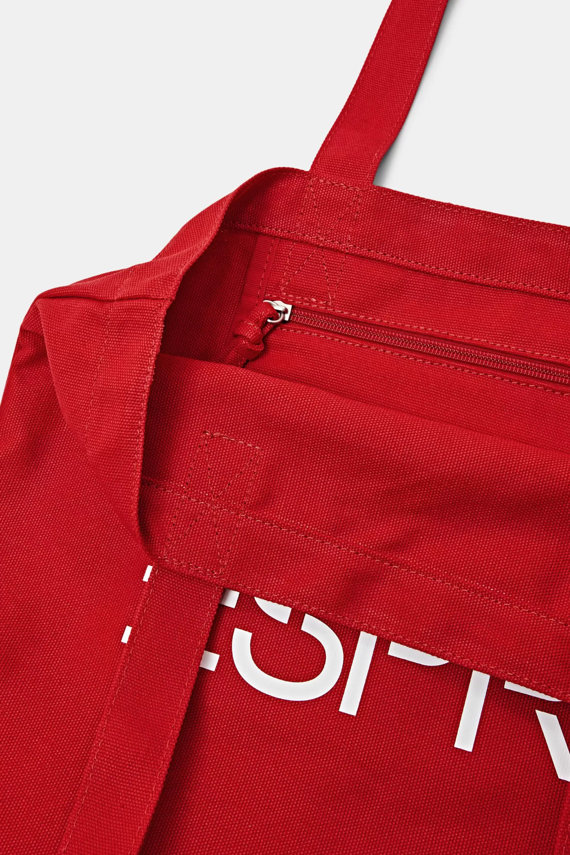Tote Bag aus Baumwolle mit Logo-ESPRIT Cheap