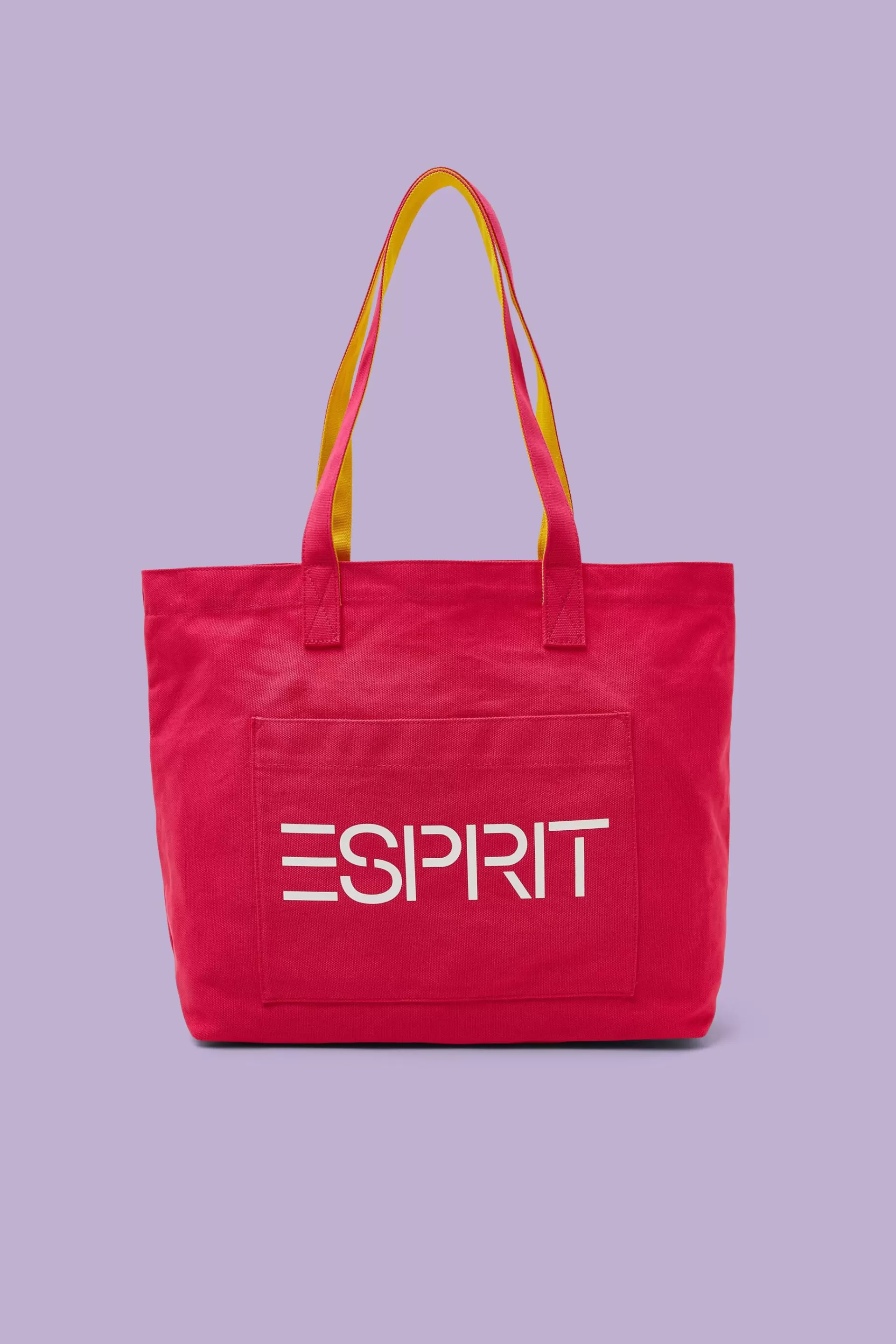 Tote Bag aus Baumwolle mit Logodesign-ESPRIT Best Sale