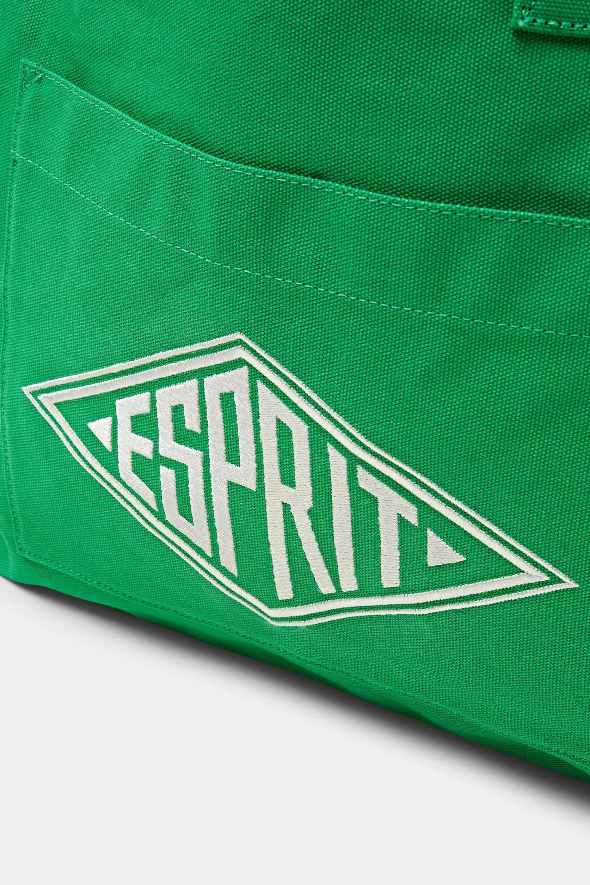 Tote Bag aus Canvas mit Logo-ESPRIT Cheap
