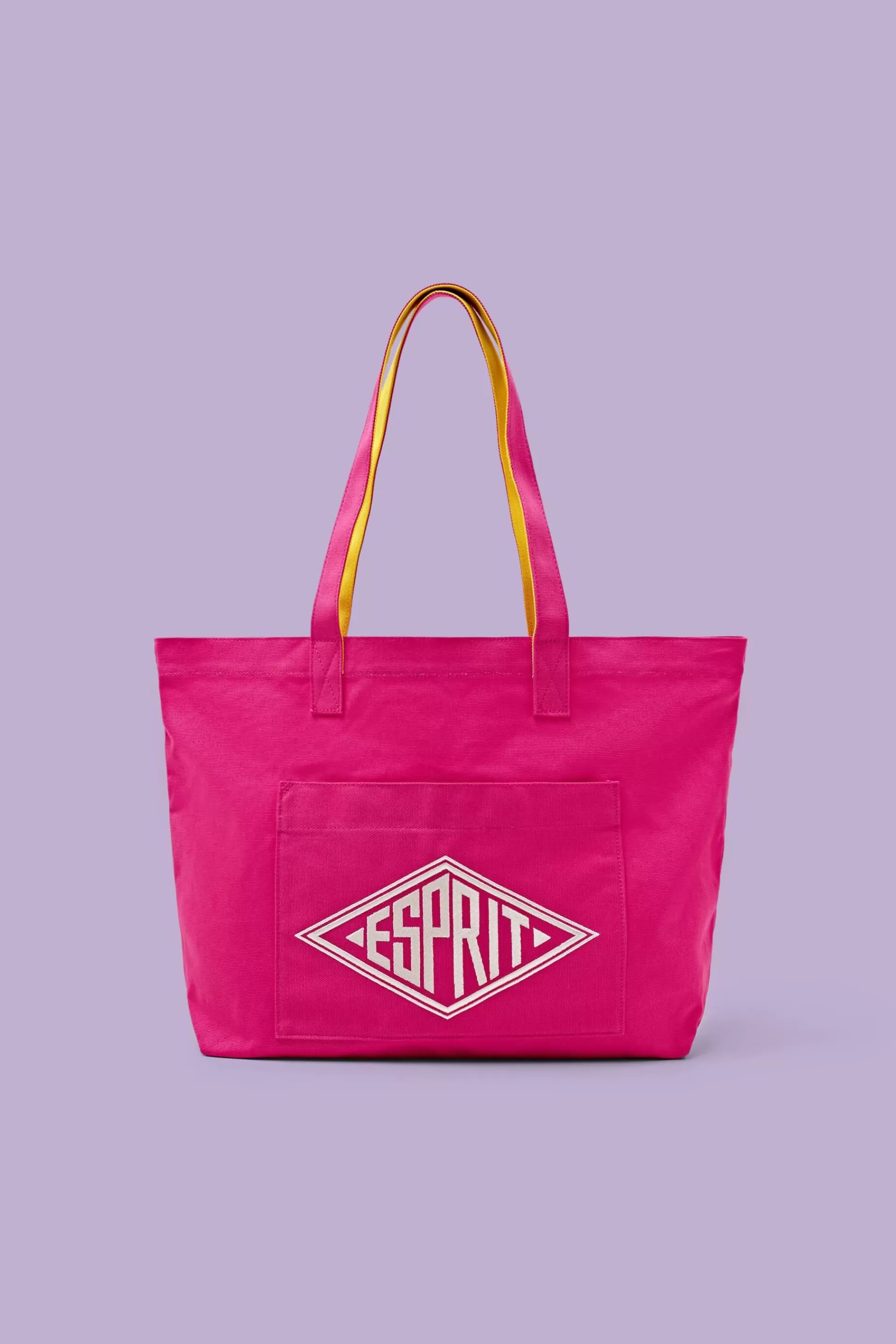 Tote Bag aus Canvas mit Logo-ESPRIT Shop