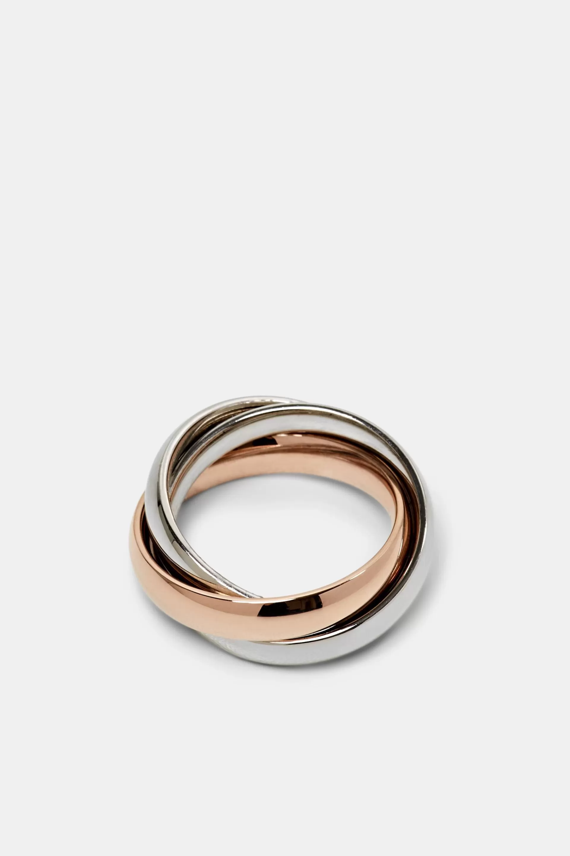 Trio-Ring aus Edelstahl-ESPRIT Discount