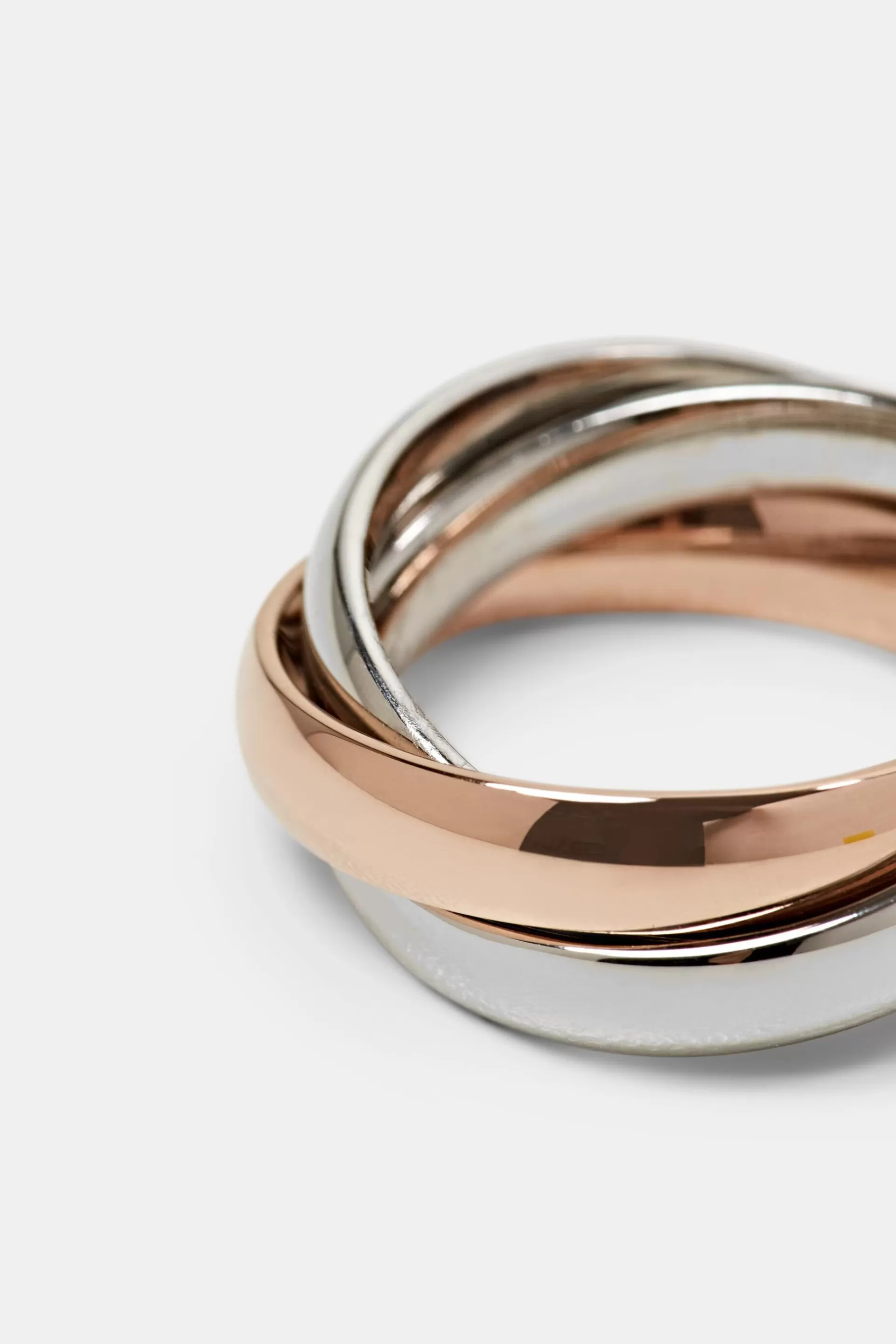 Trio-Ring aus Edelstahl-ESPRIT Discount