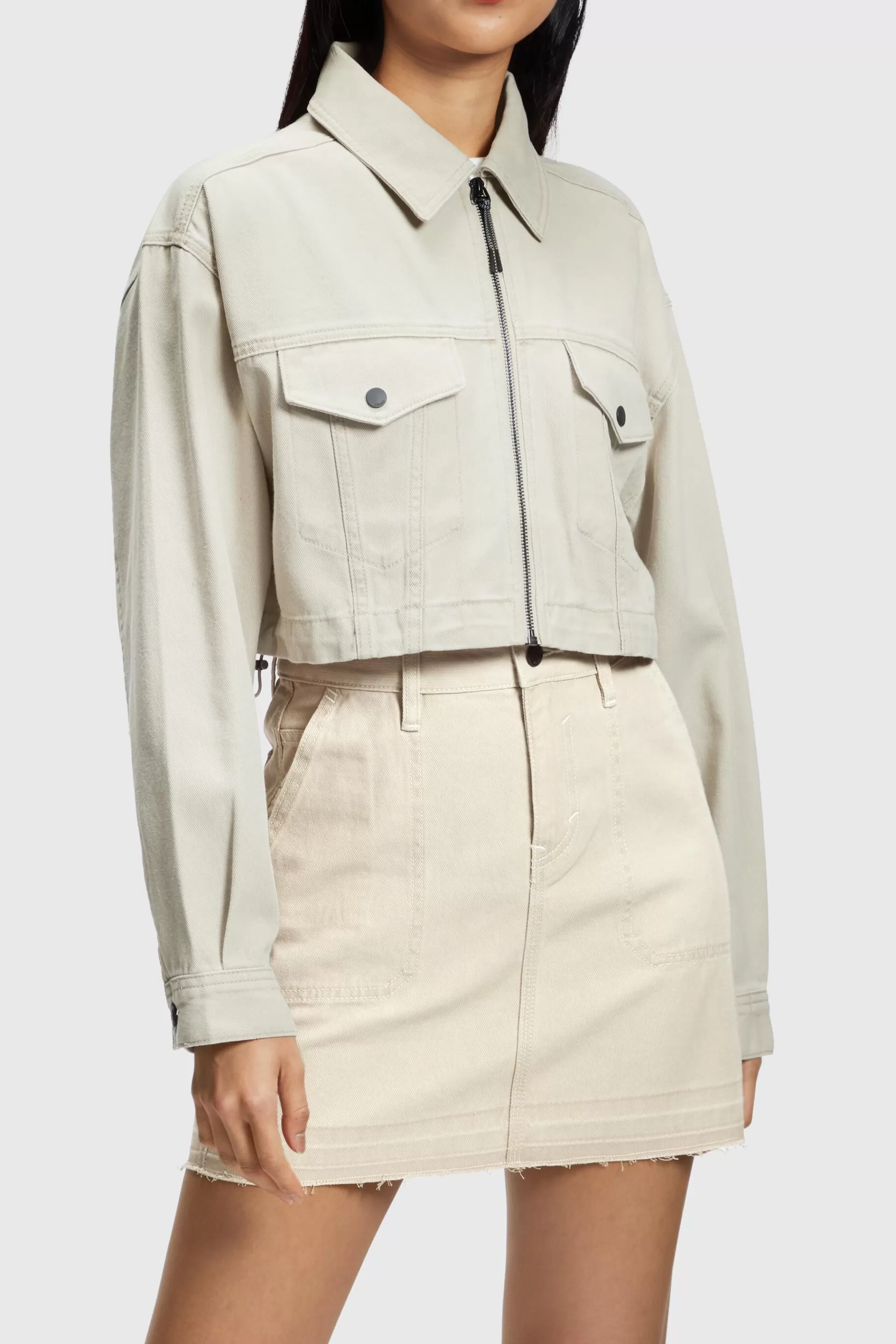 Truckerjacke in Cropped-Form-ESPRIT Sale
