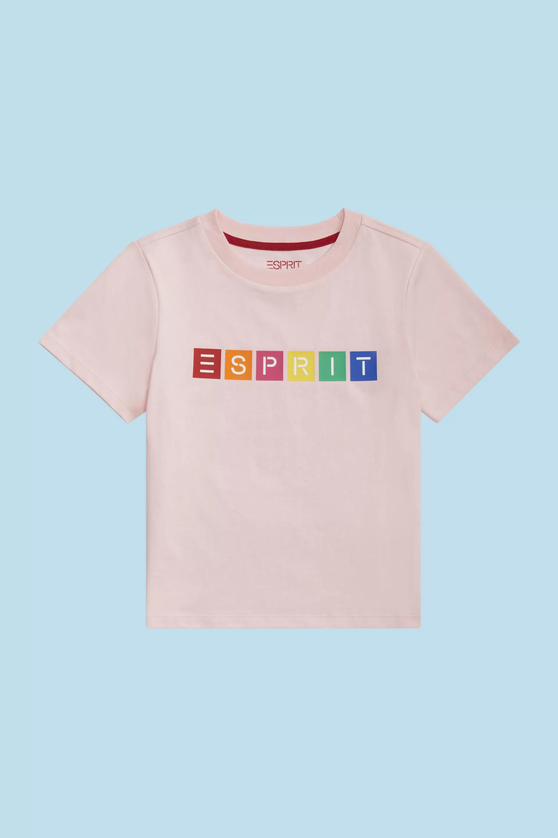 T-Shirt aus Bio-Baumwolle mit geometrischem Logo-ESPRIT Sale