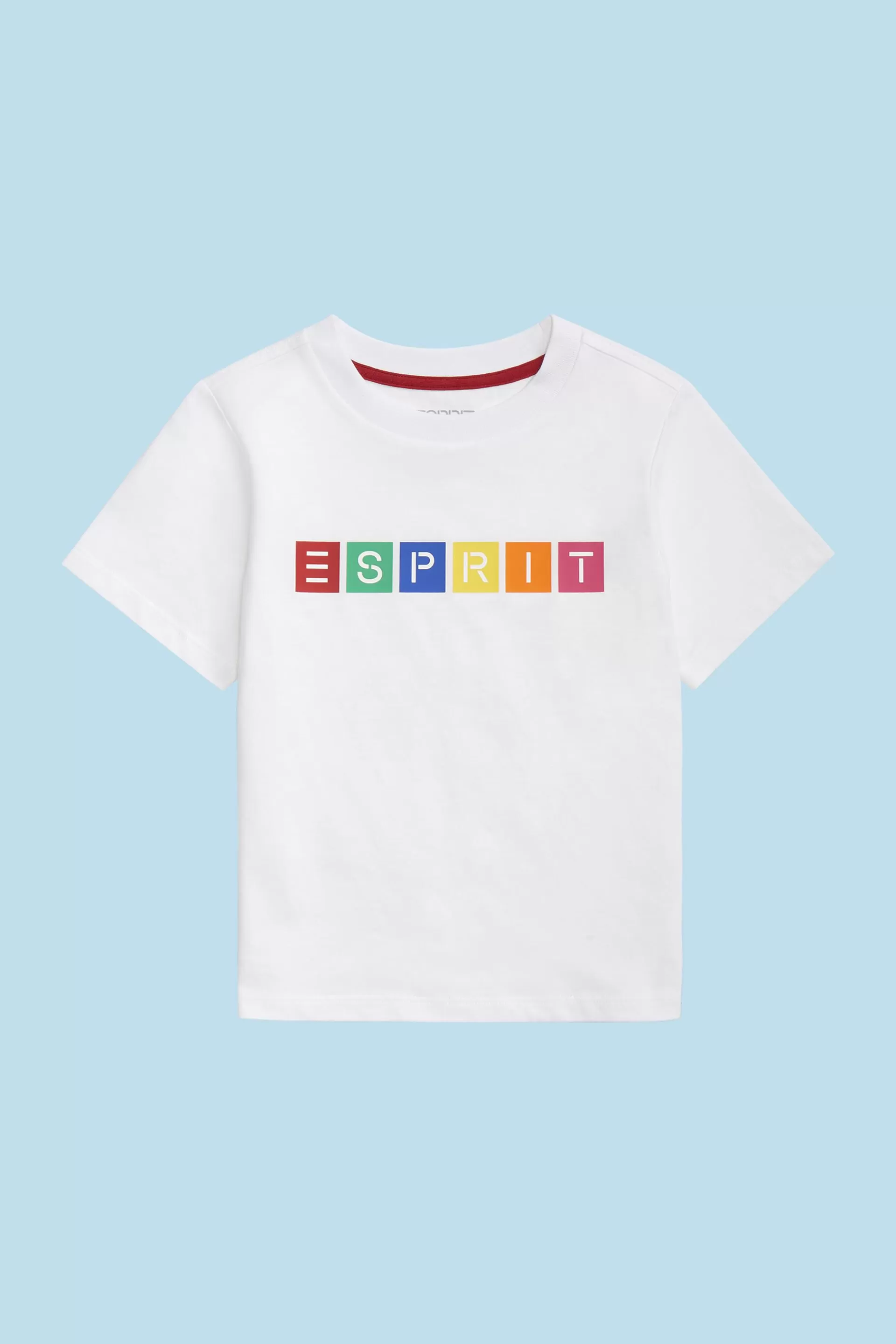 T-Shirt aus Bio-Baumwolle mit geometrischem Logo-ESPRIT Flash Sale