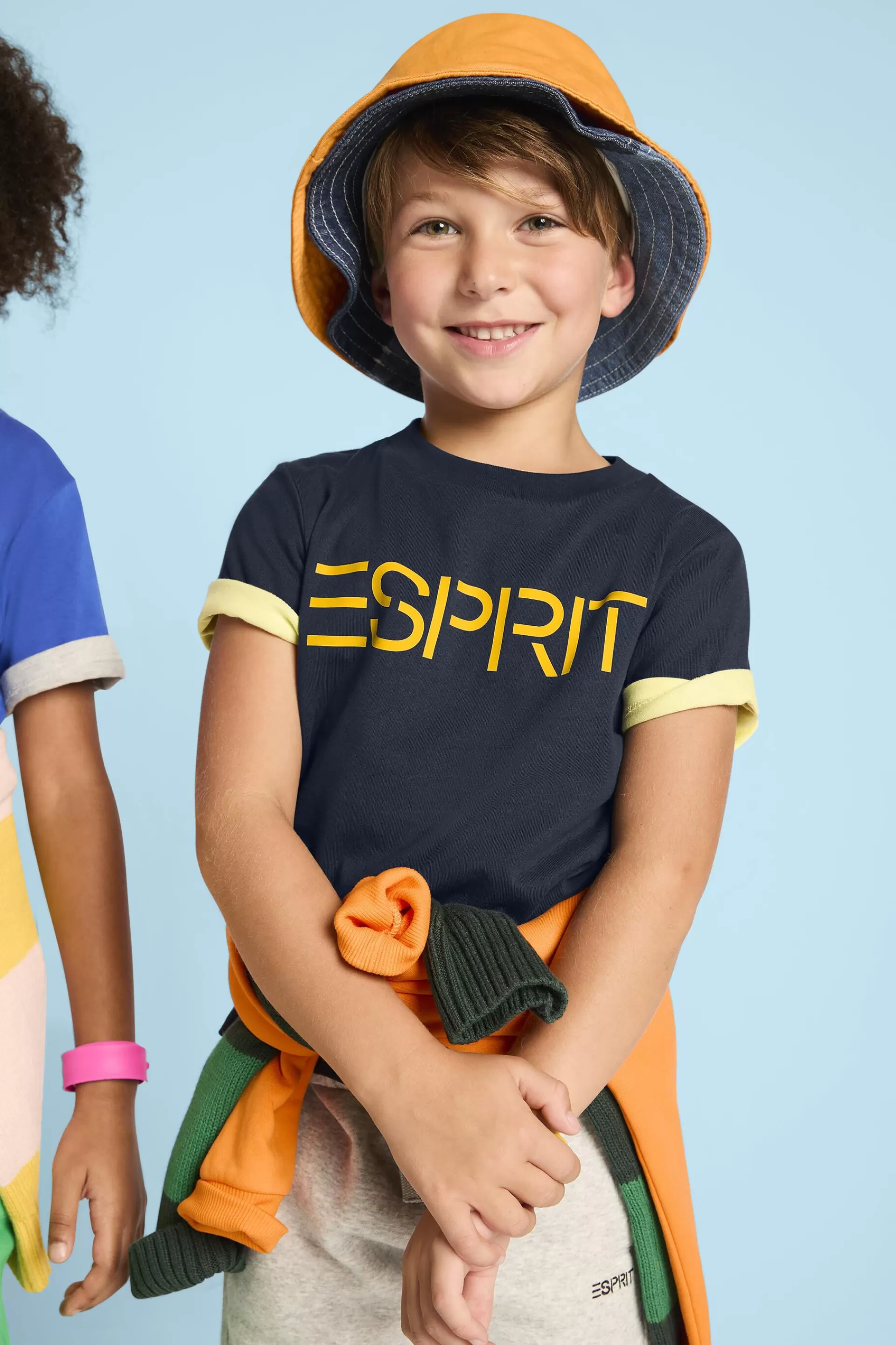 T-Shirt aus Bio-Baumwolle mit Logo-ESPRIT Discount