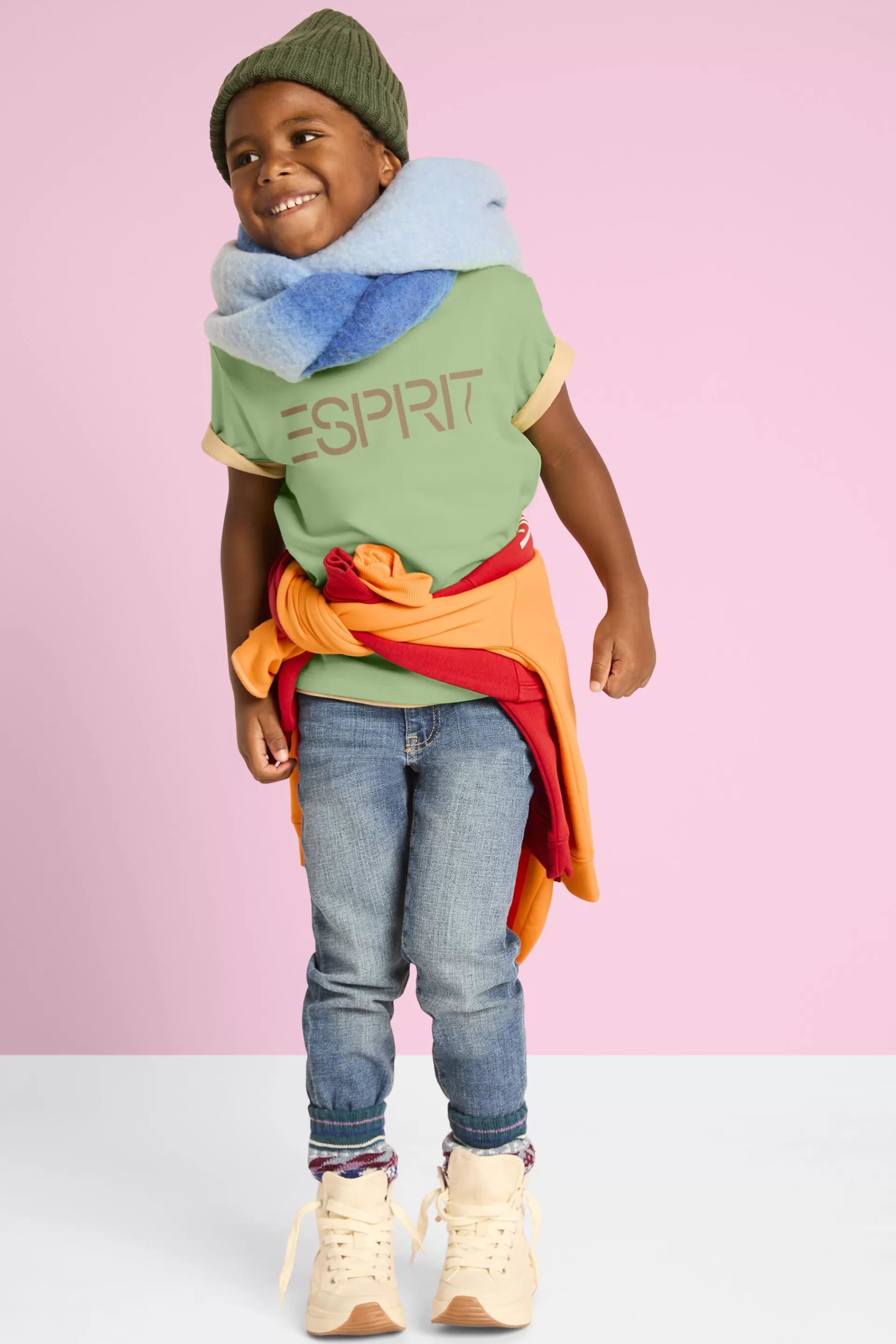 T-Shirt aus Bio-Baumwolle mit Logo-ESPRIT Discount