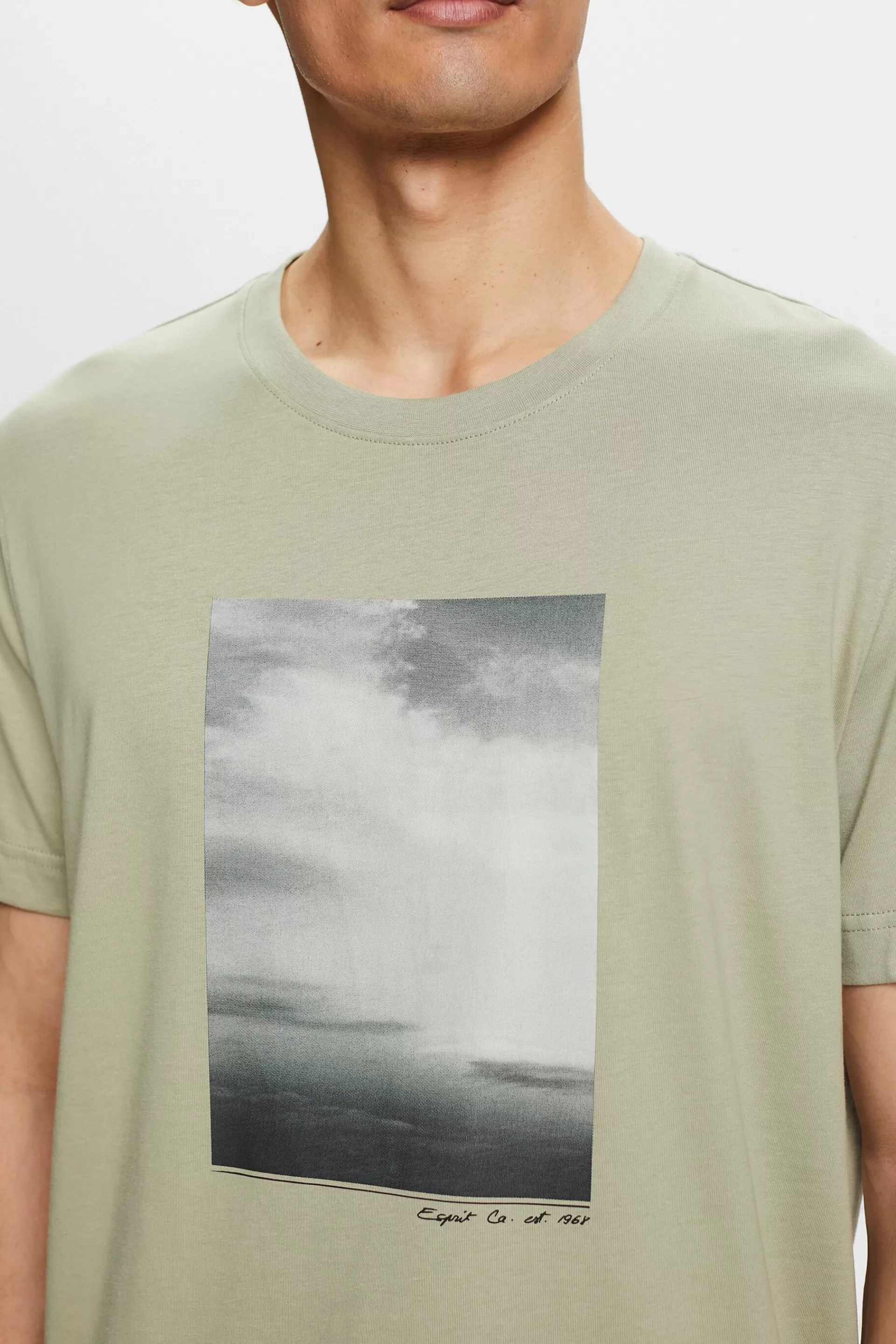 T-Shirt aus Bio-Baumwolle mit Print-ESPRIT Cheap