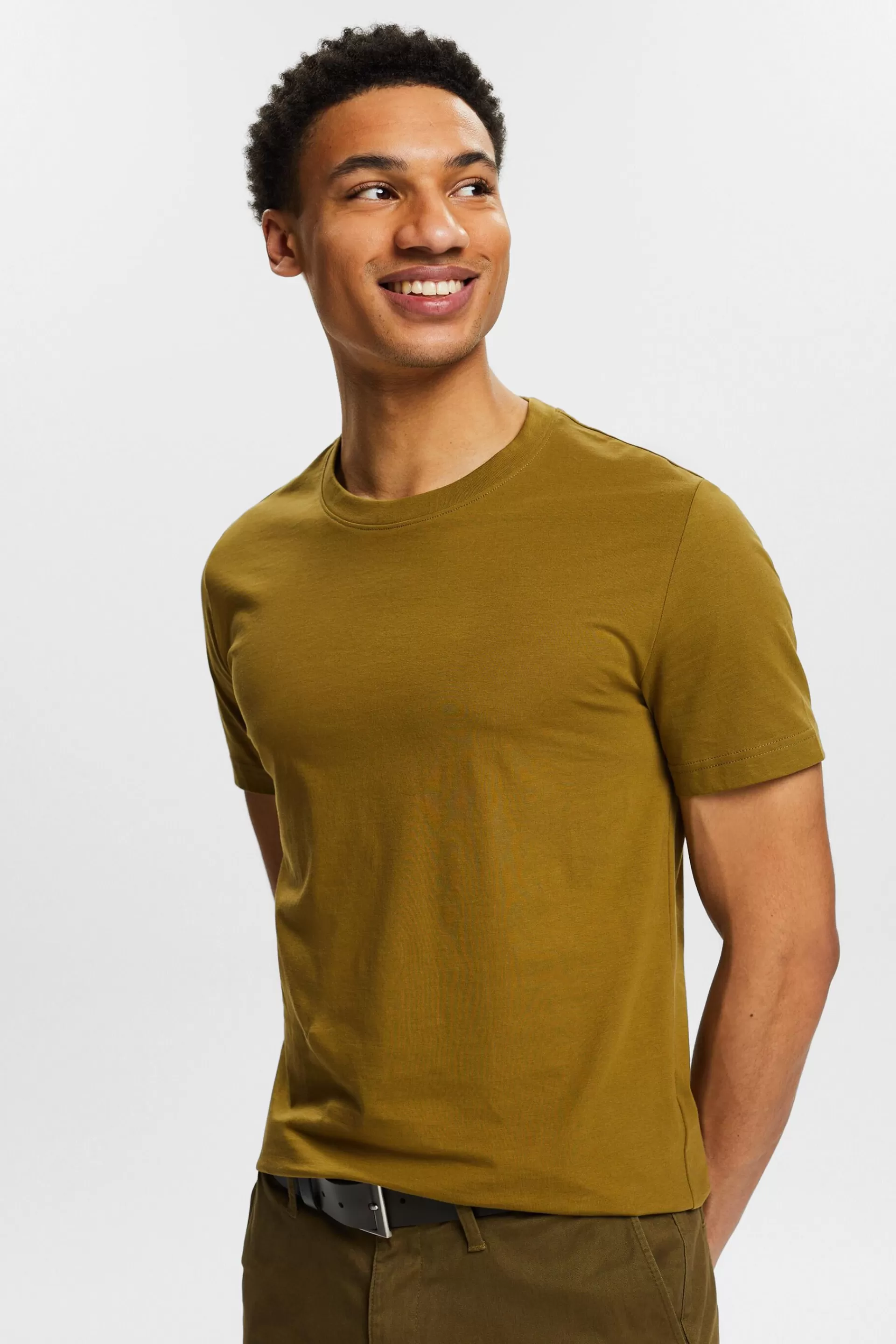T-Shirt aus Bio-Baumwoll-Jersey-ESPRIT Store