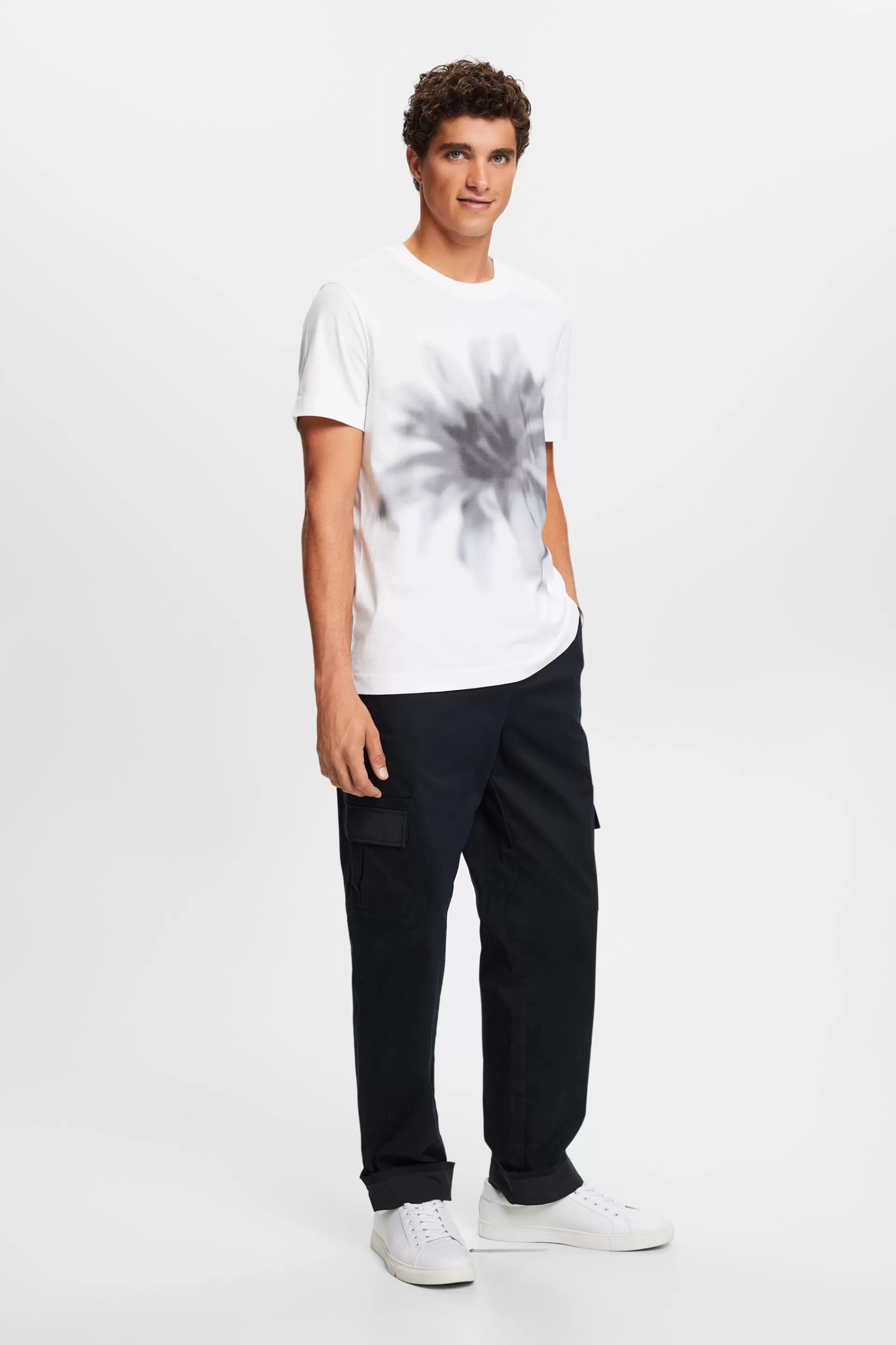 T-Shirt aus Pima-Baumwolle-ESPRIT Cheap