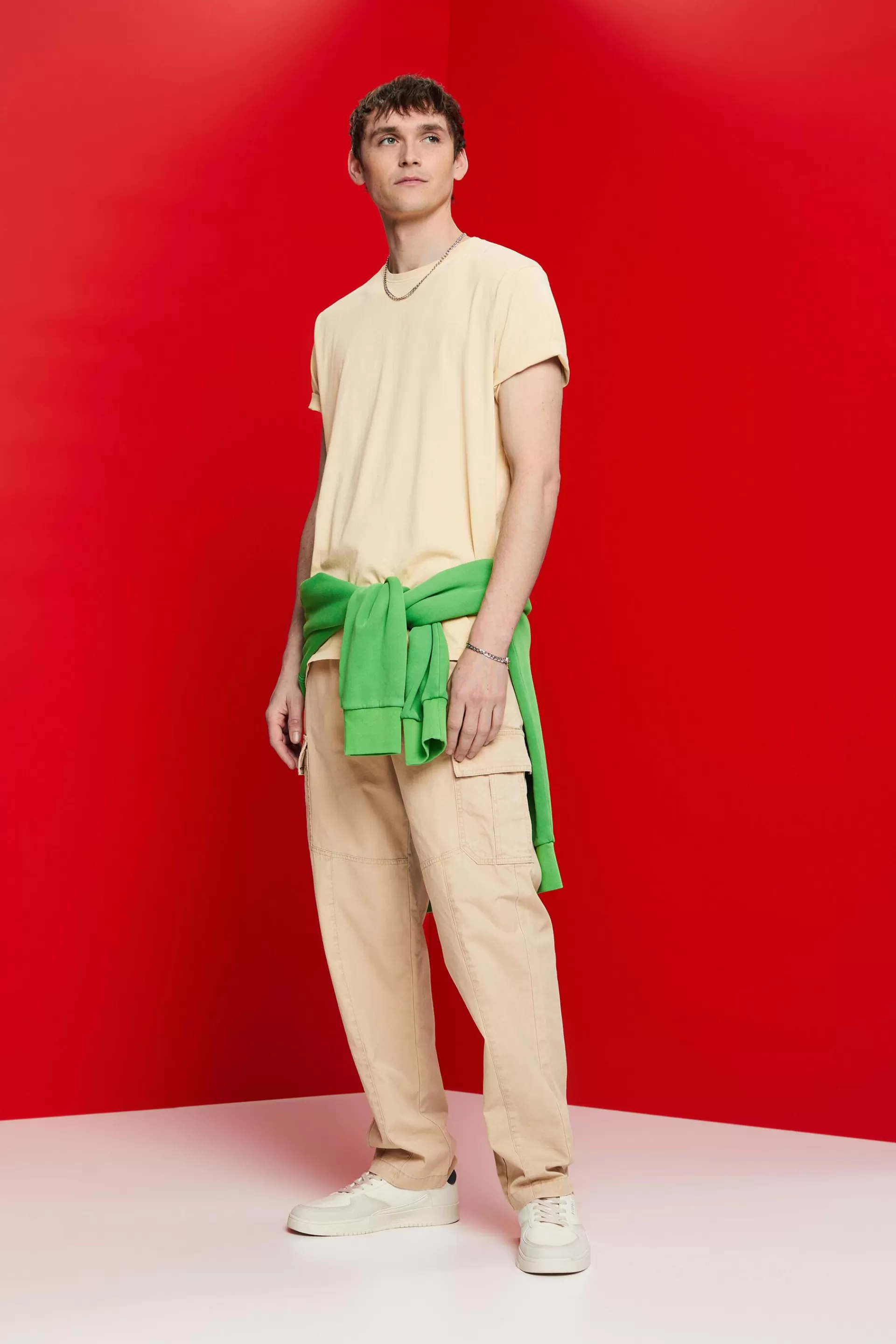 T-Shirt im Washed-Look, 100 % Baumwolle-ESPRIT Best