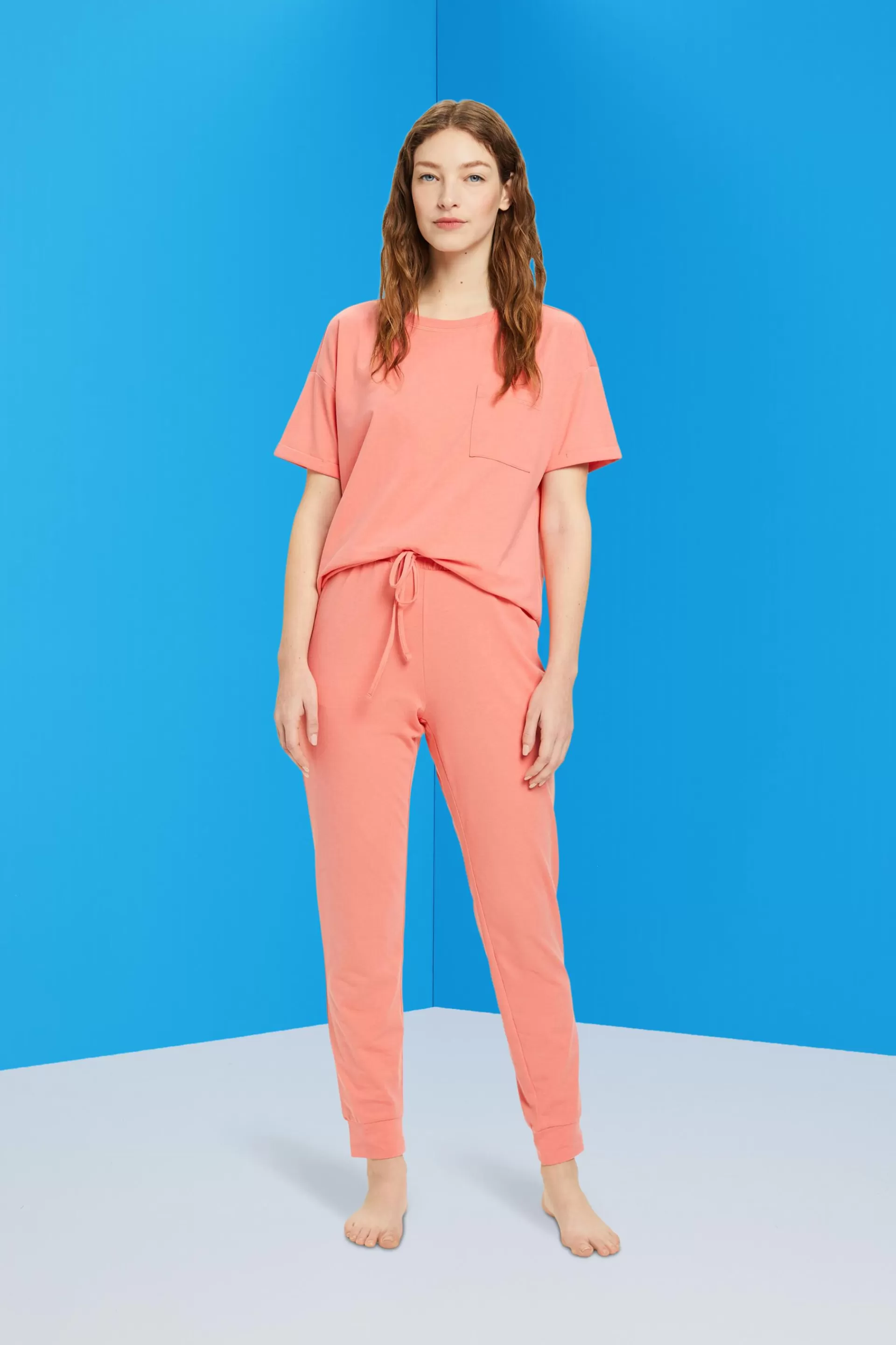 T-Shirt mit Brusttasche aus Baumwoll-Mix-ESPRIT Flash Sale