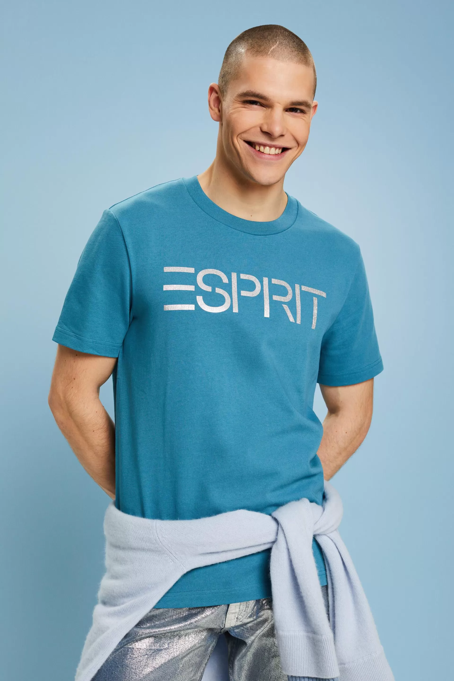 T-Shirt mit Logoprint-ESPRIT Online