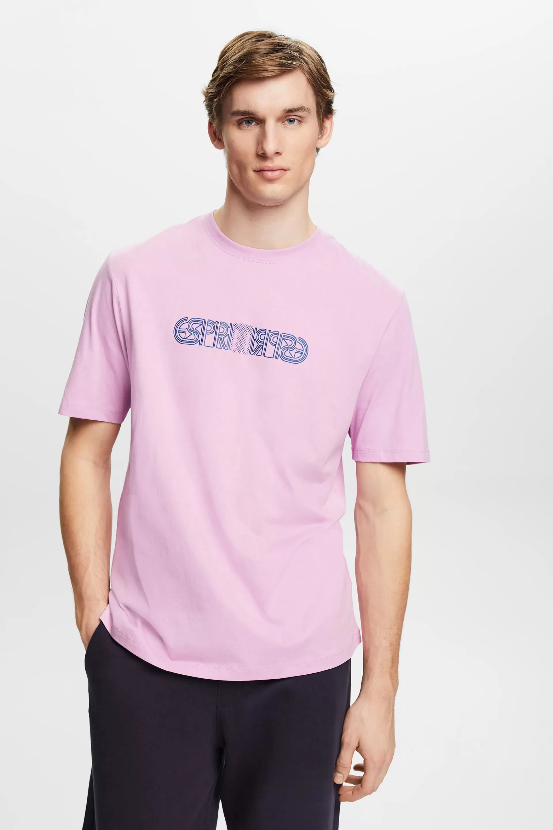 T-Shirt mit Logo-Print in lockerer Passform-ESPRIT Best Sale