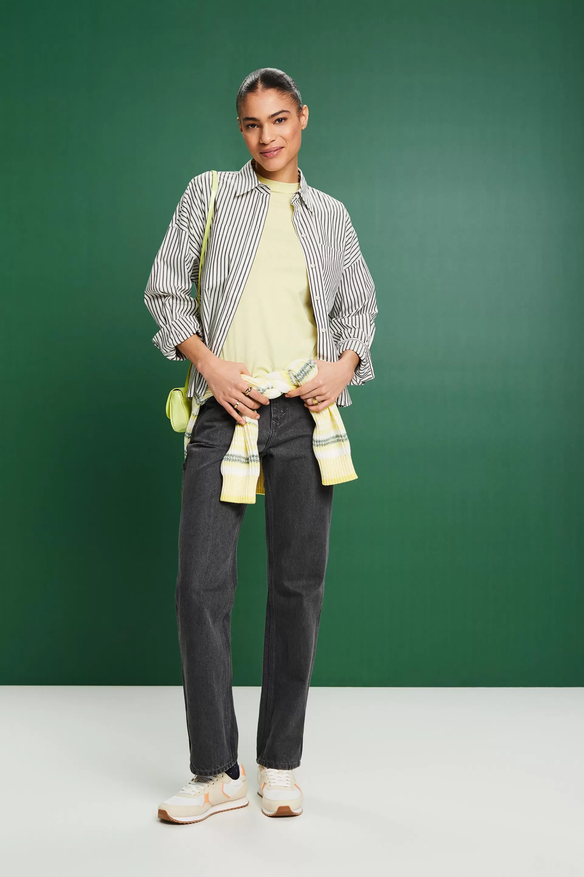 T-Shirt mit Rundhalsausschnitt-ESPRIT Cheap