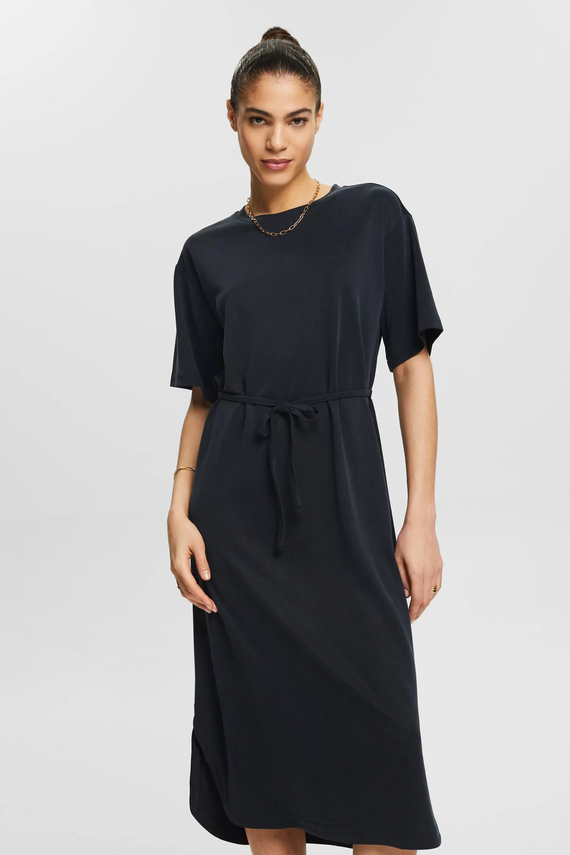 T-Shirt-Kleid in Midilänge-ESPRIT Discount