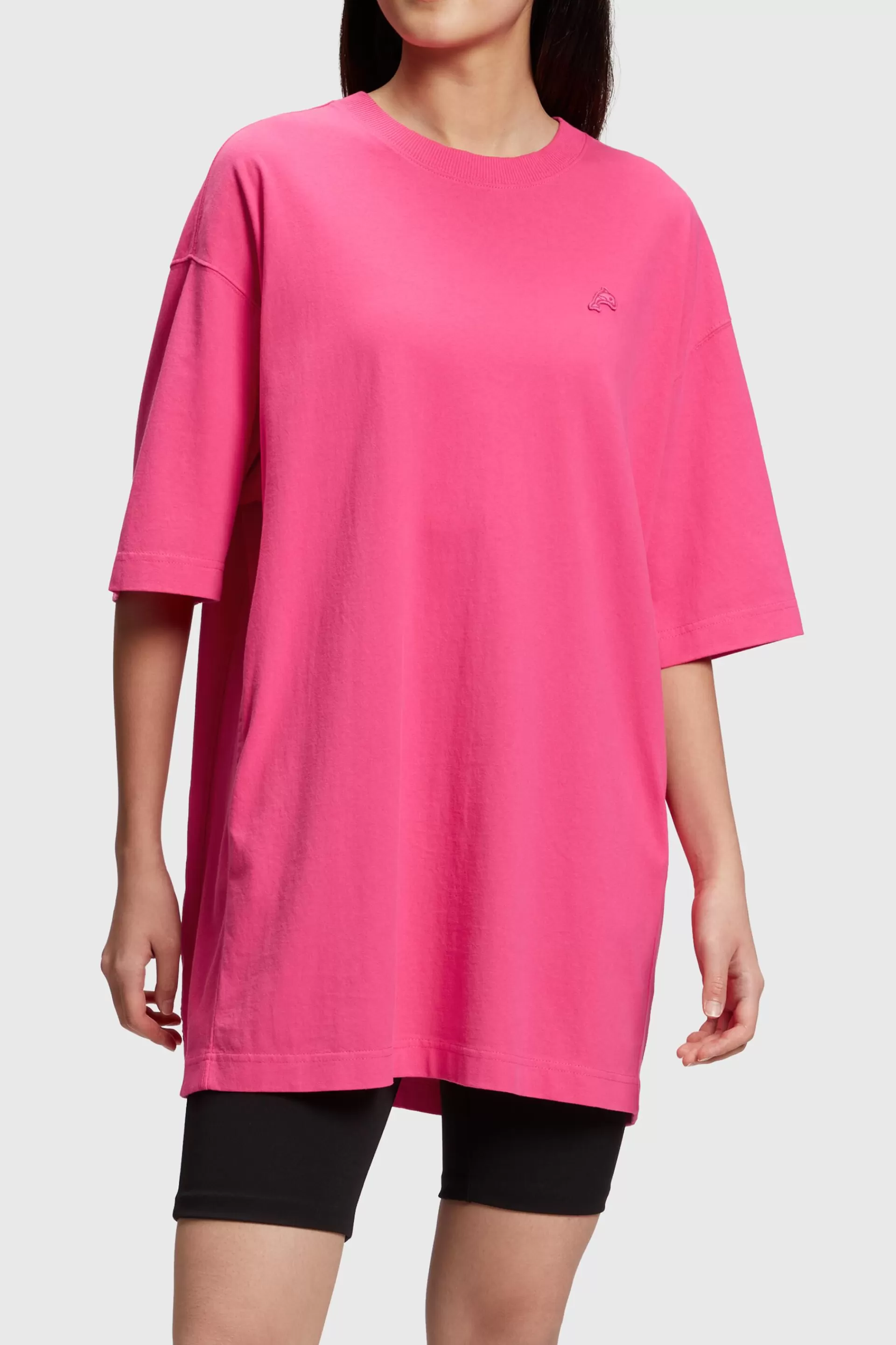 T-Shirt-Kleid mit Delfin-Patch-ESPRIT Fashion
