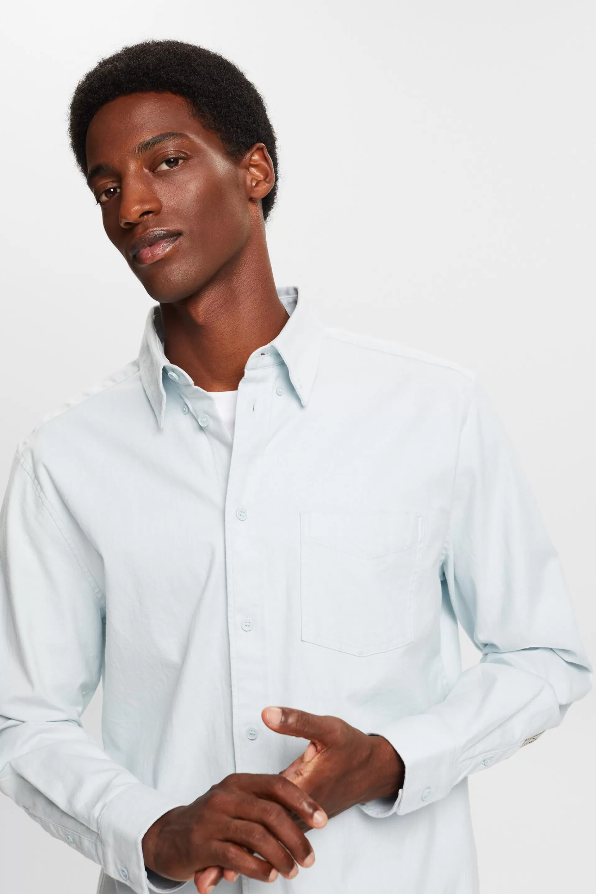 Twill-Hemd in normaler Passform-ESPRIT Best Sale