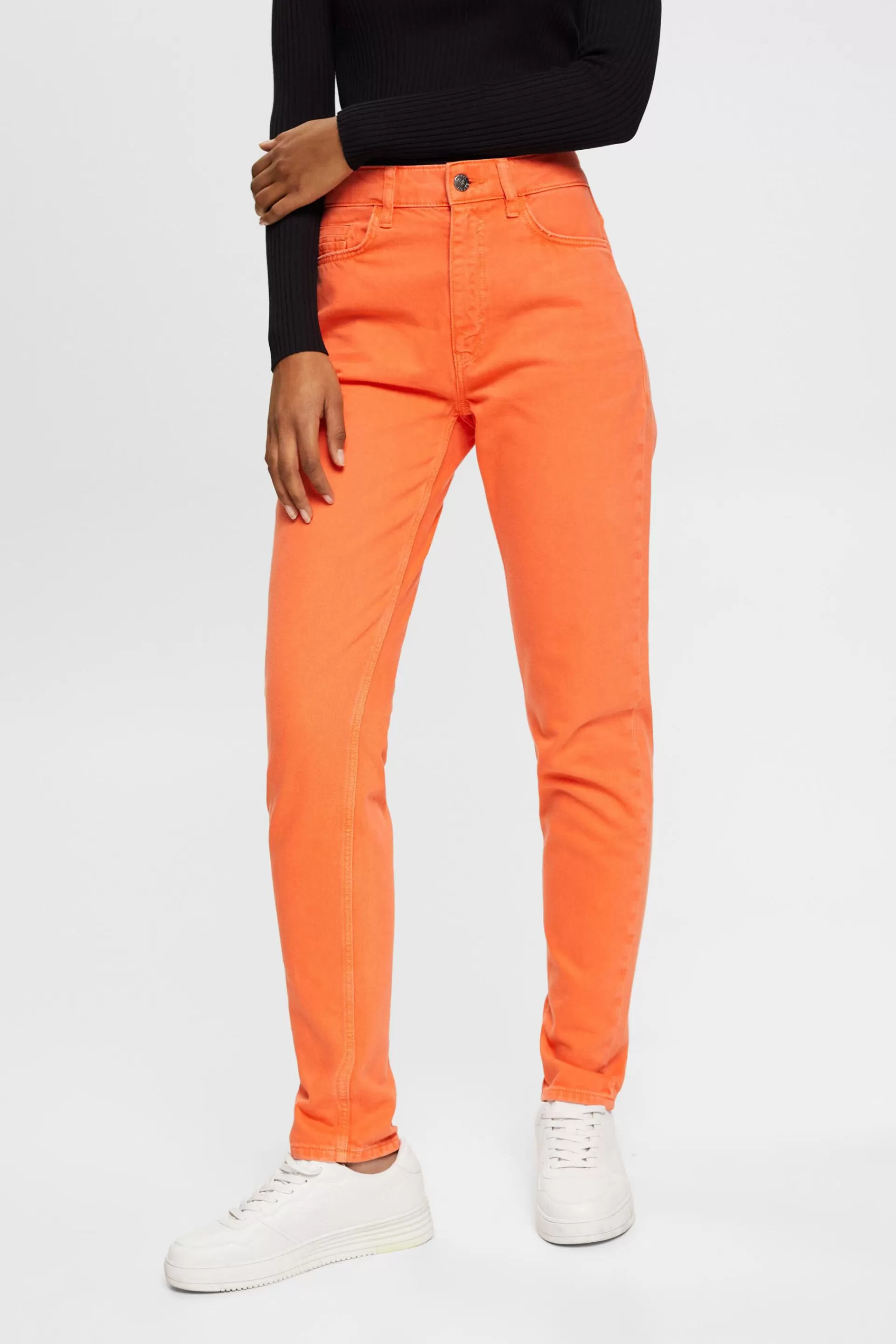 Twillhose im Mom Fit-ESPRIT Flash Sale