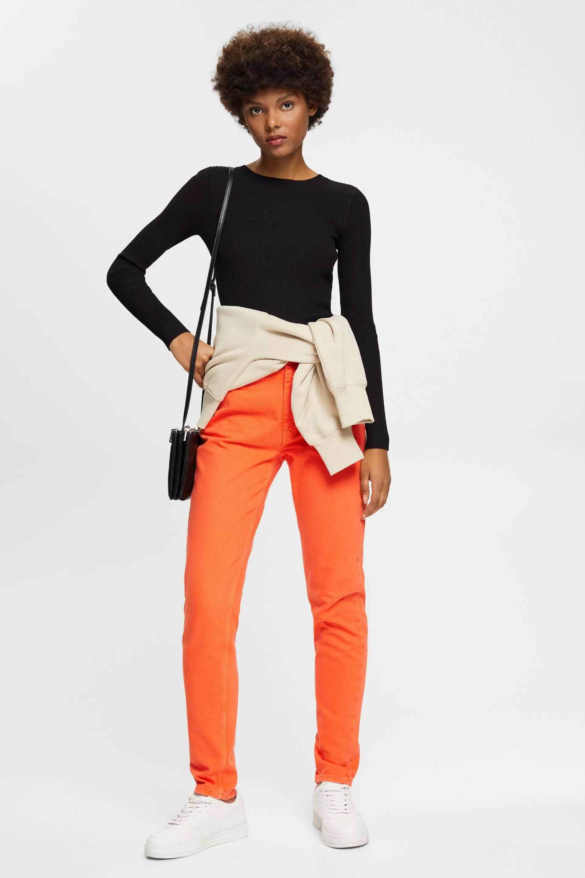 Twillhose im Mom Fit-ESPRIT Flash Sale