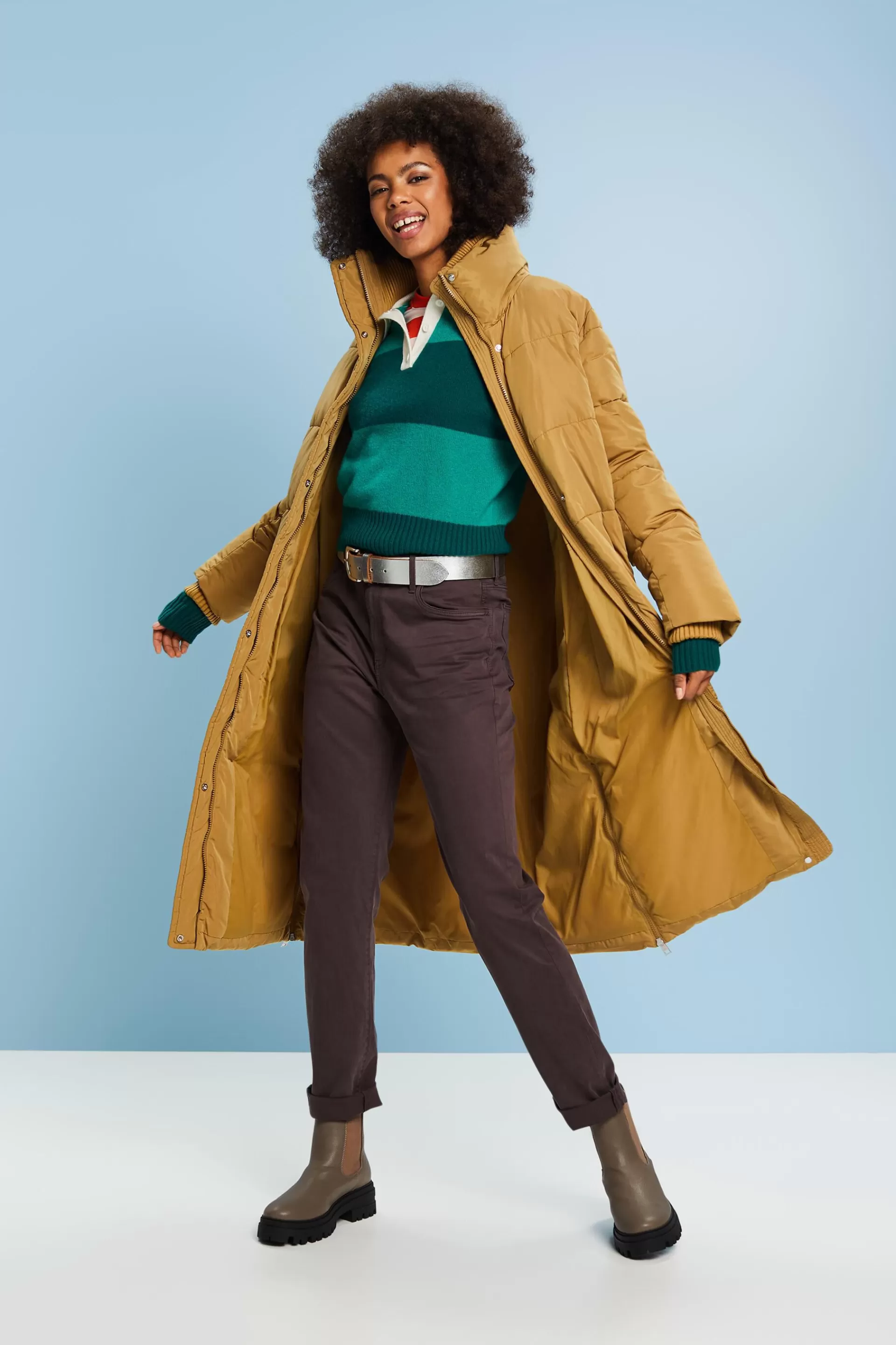 Twill-Hose in schmaler Passform-ESPRIT Flash Sale