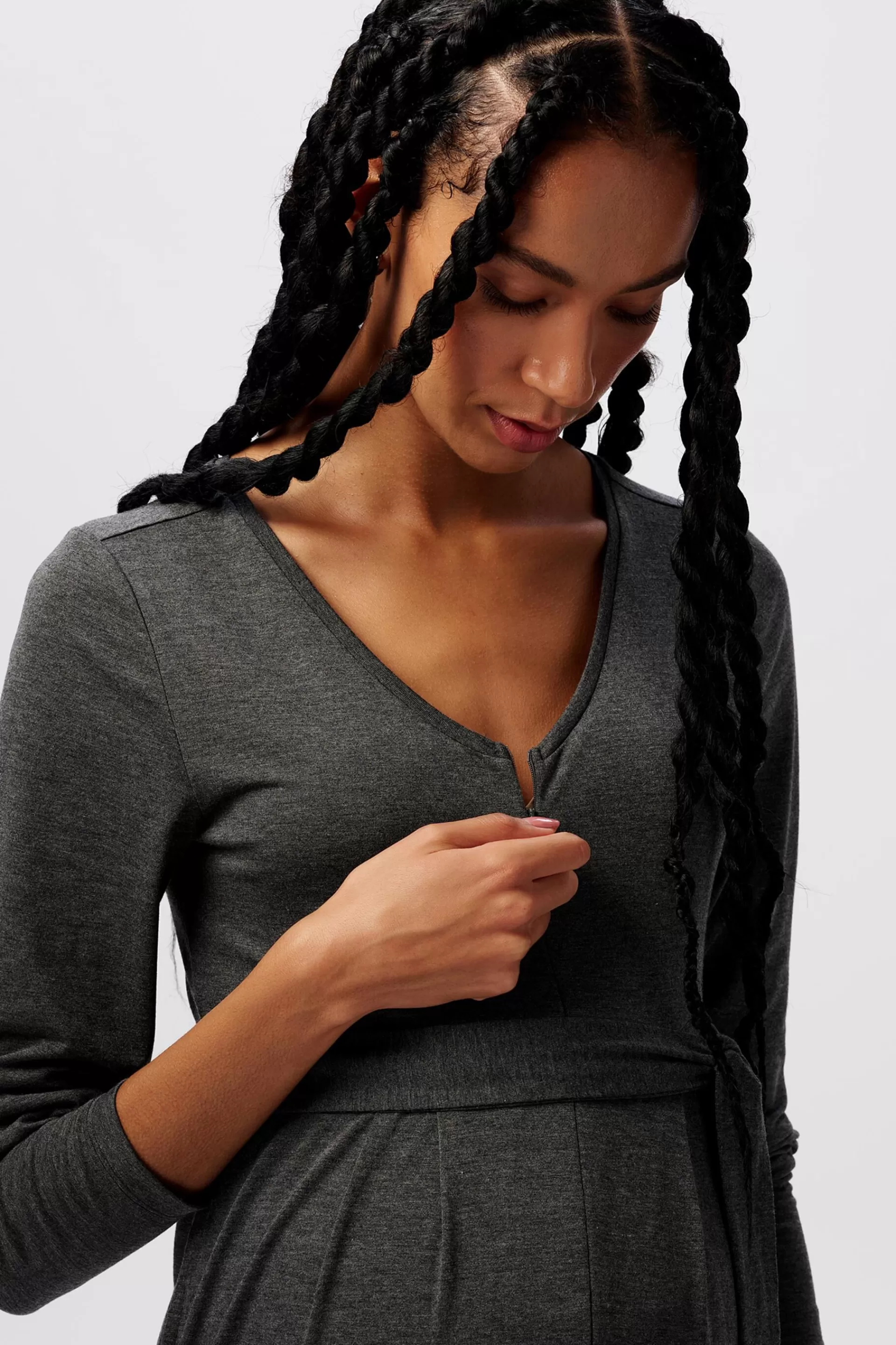 Umstandseinteiler mit V-Ausschnitt-ESPRIT Store