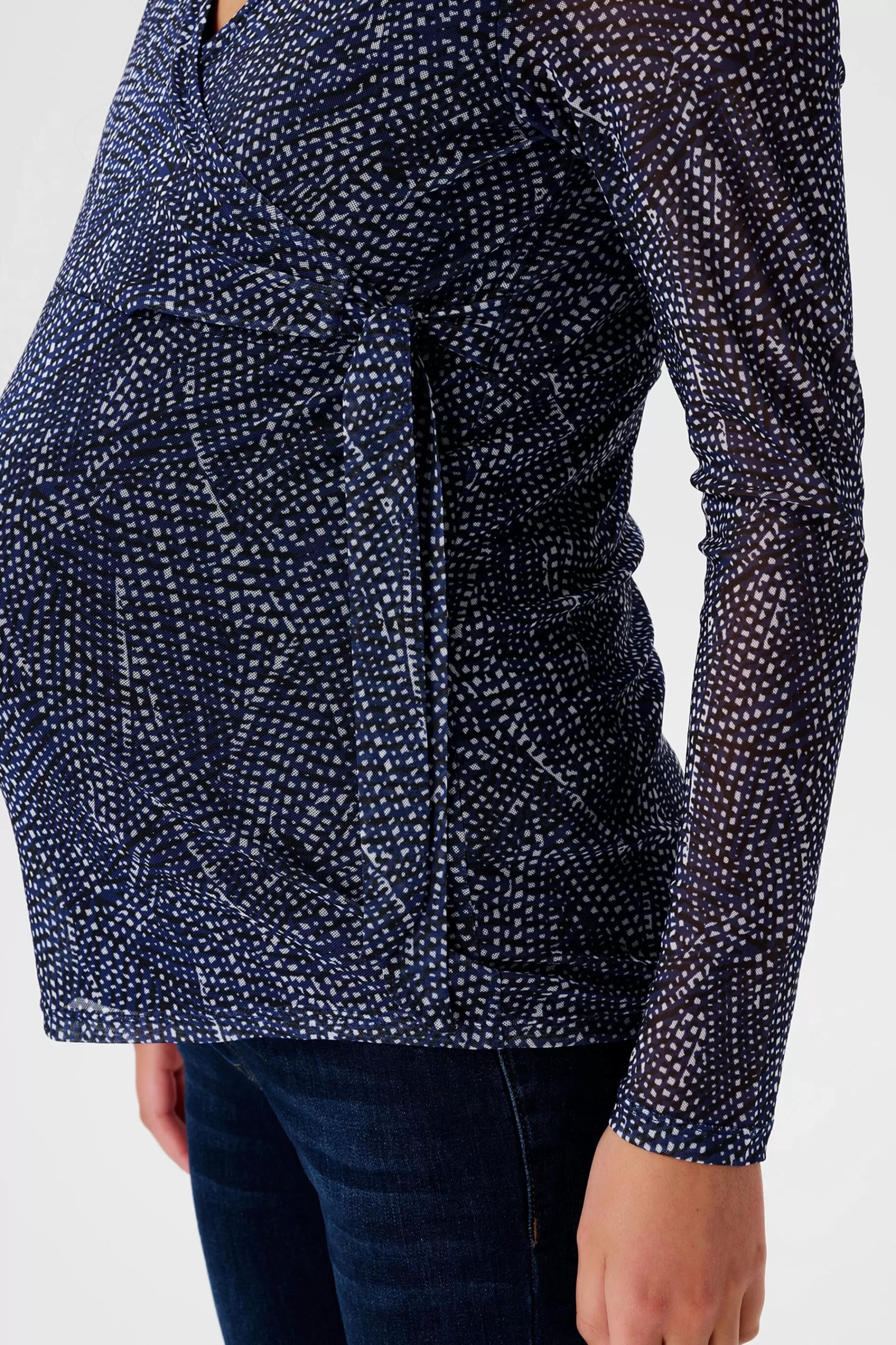 Umstandsoberteil in Wickelform mit Print-ESPRIT Sale