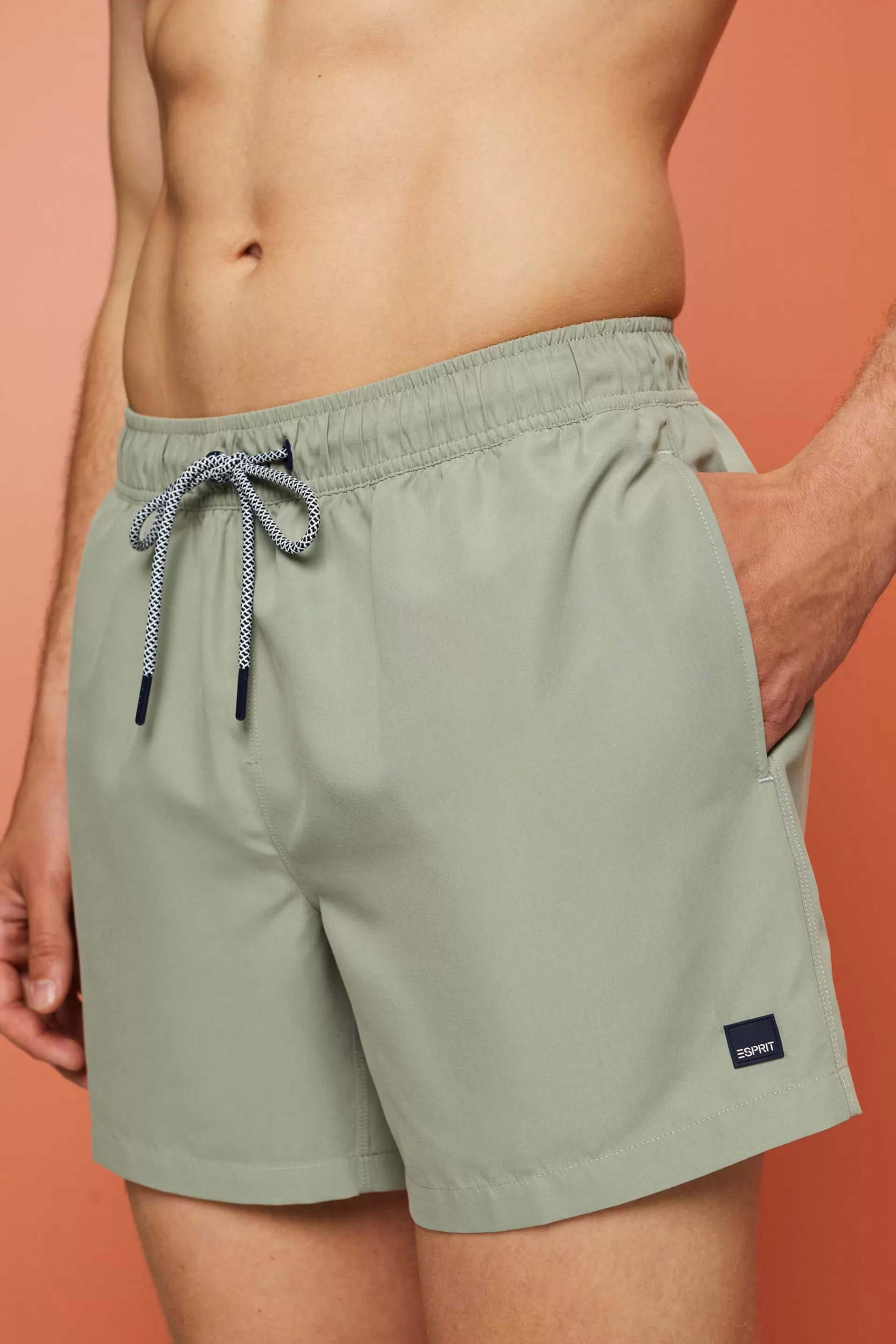 Unifarbene Badeshorts-ESPRIT New