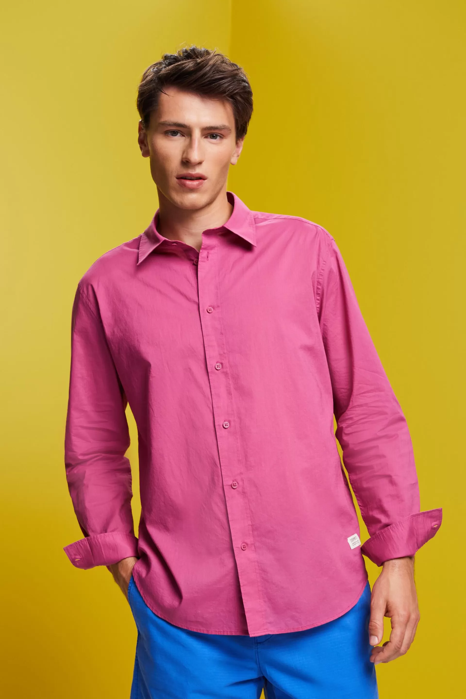 Unifarbenes Longsleeve, 100 % Baumwolle-ESPRIT Cheap