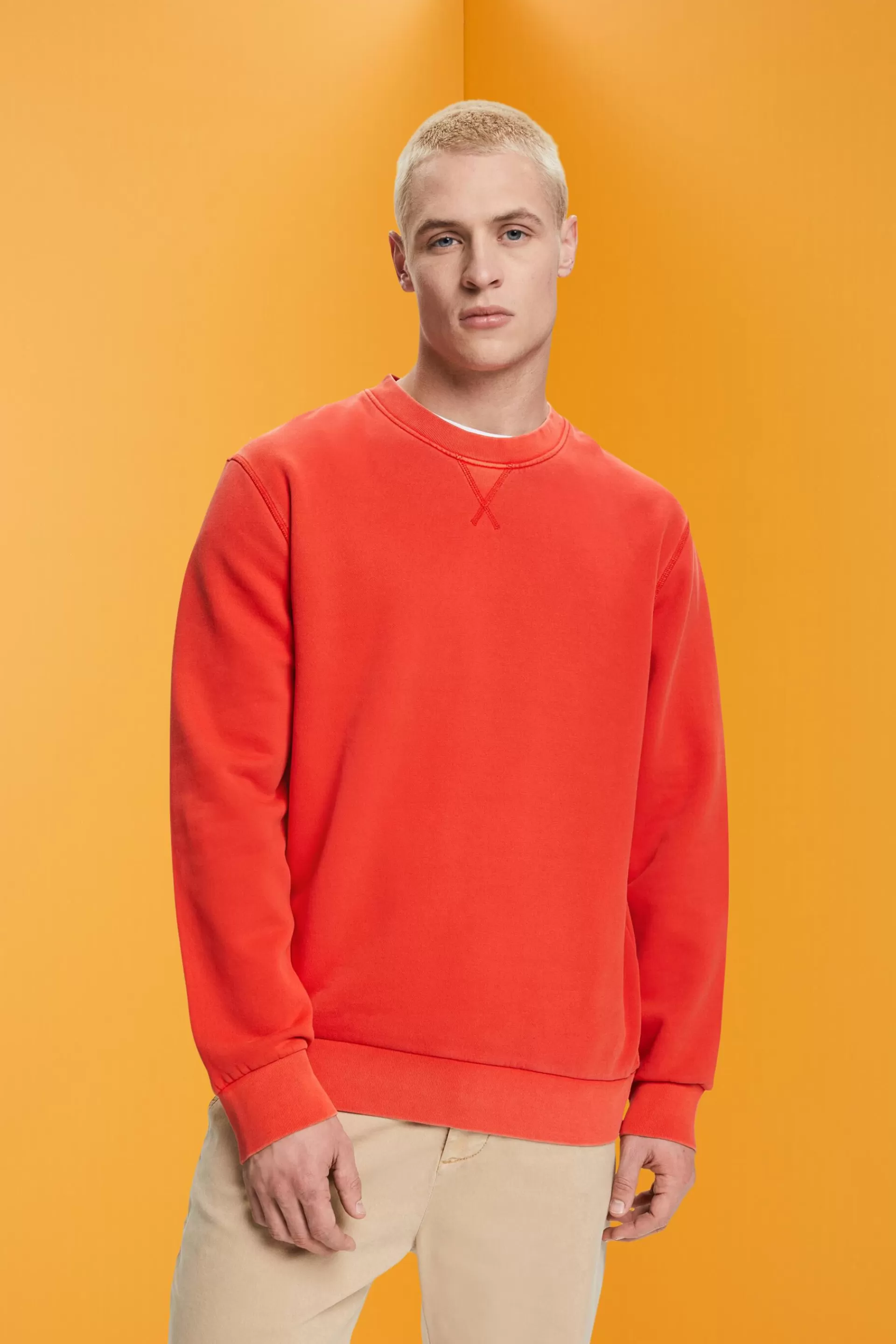 Unifarbenes Sweatshirt im Regular Fit-ESPRIT Best Sale