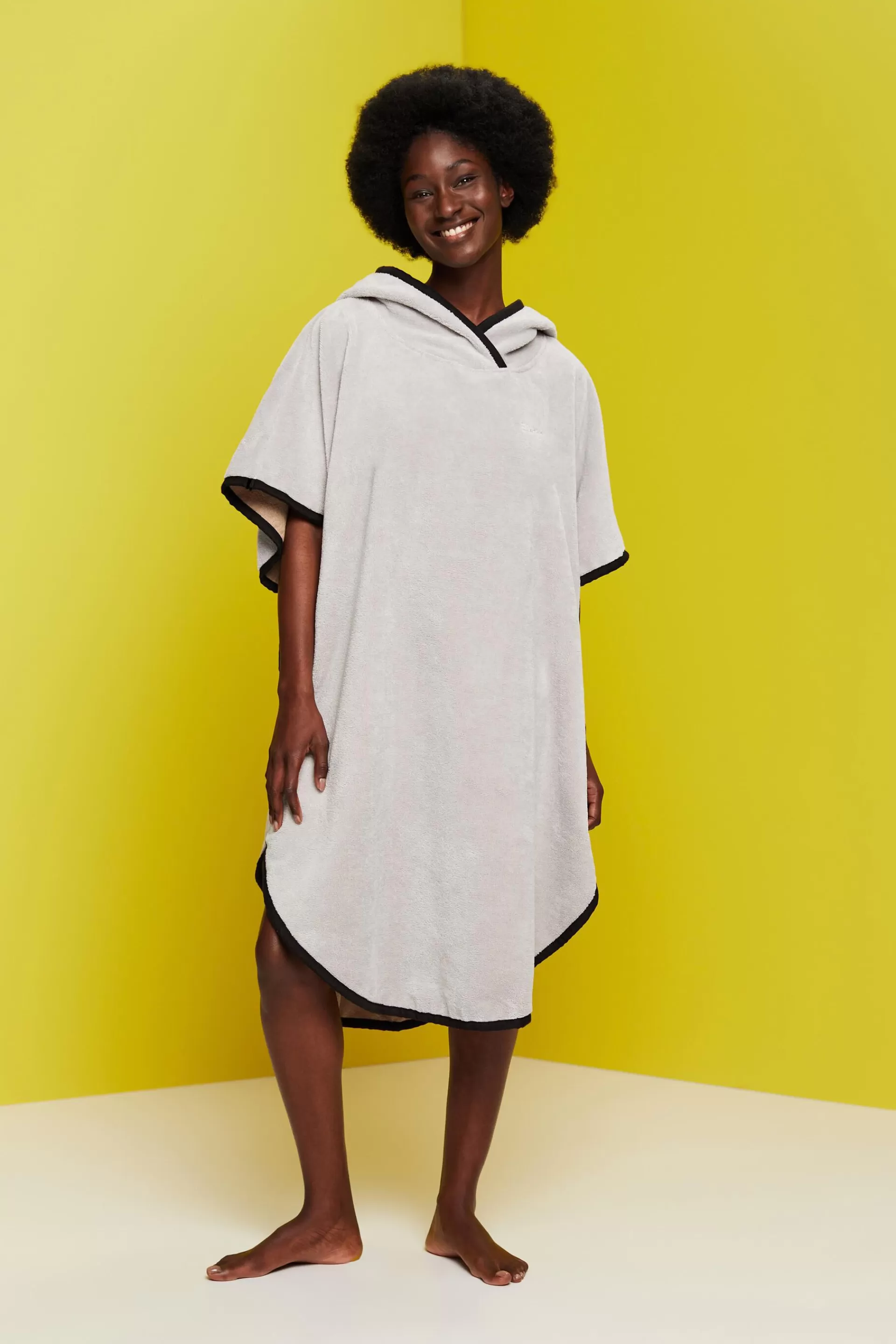 Unisex Bademantel-Poncho mit Kapuze-ESPRIT Cheap