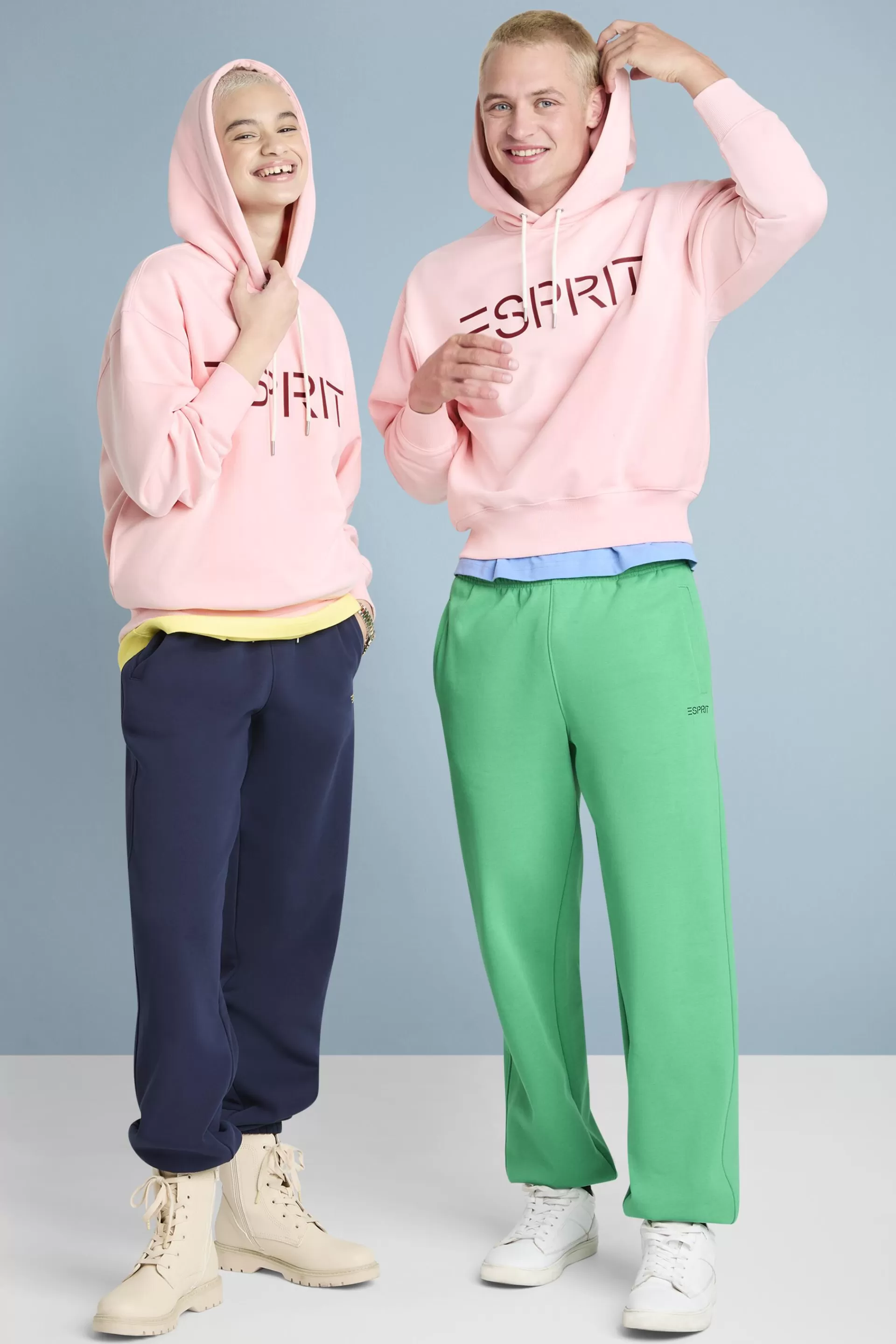 Unisex Fleece-Hoodie mit Logo-ESPRIT Shop