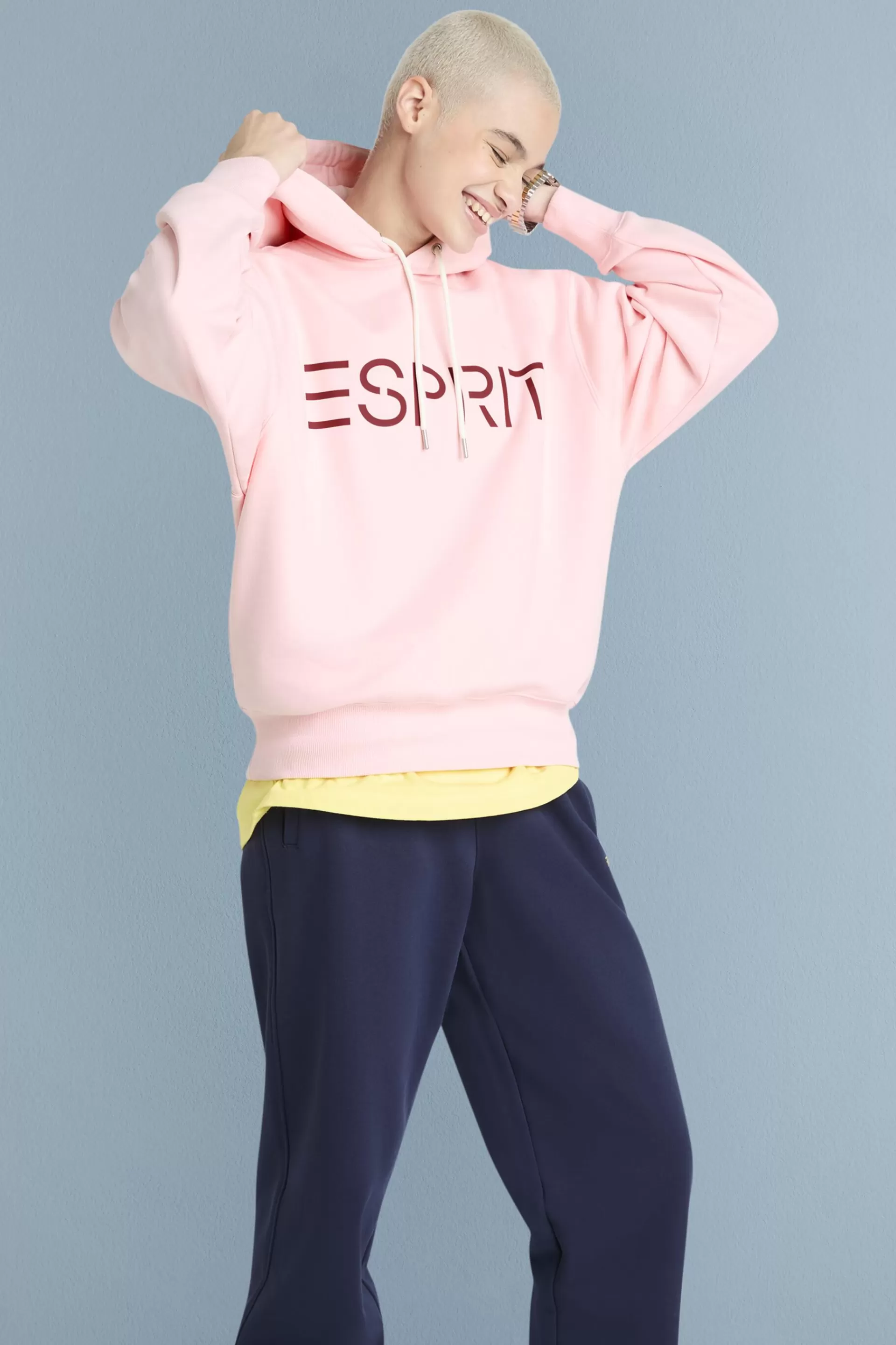 Unisex Fleece-Hoodie mit Logo-ESPRIT Shop
