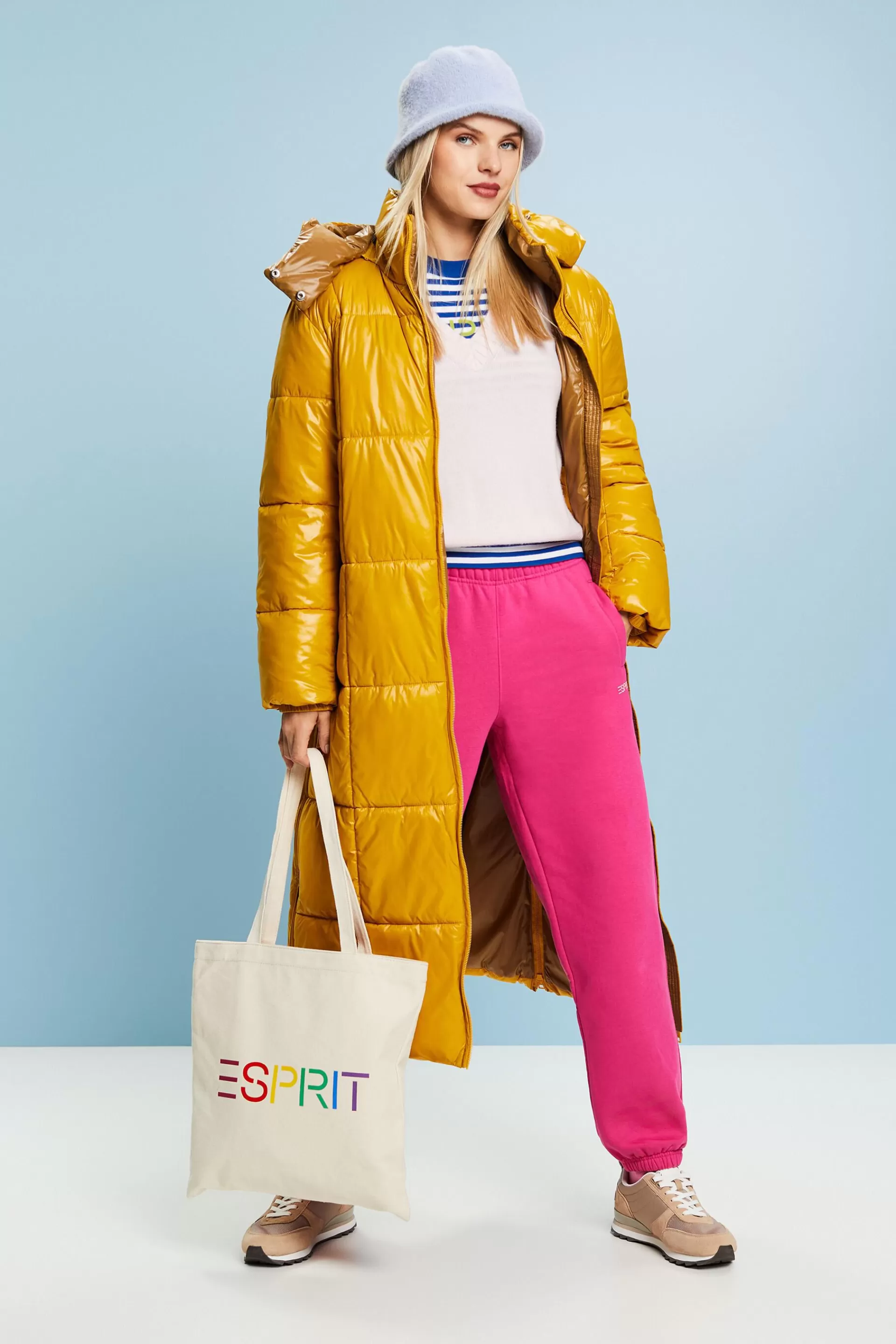 Unisex Logo-Sweathose aus Baumwollfleece-ESPRIT Fashion