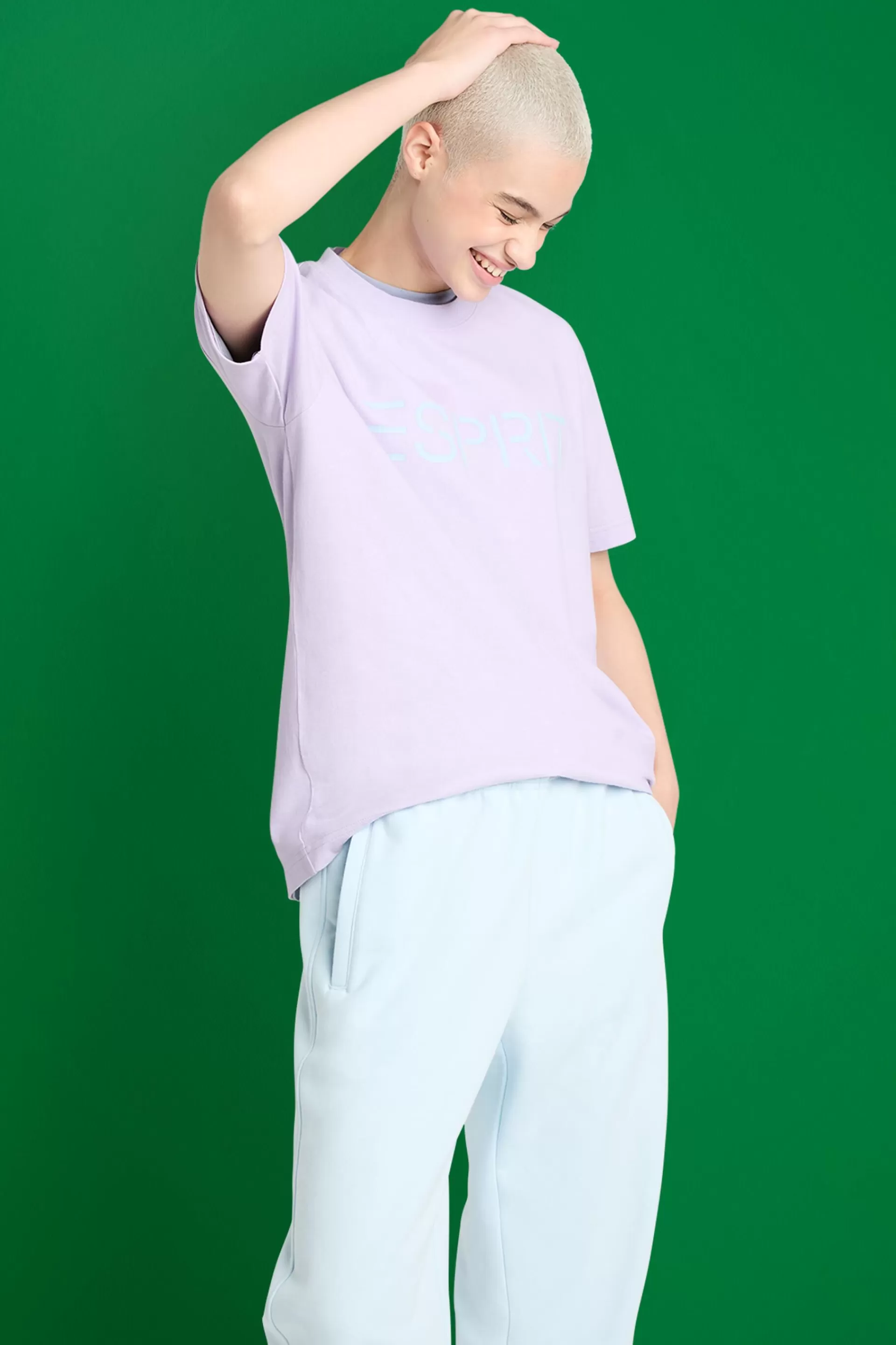 Unisex Logo-T-Shirt aus Baumwolljersey-ESPRIT Fashion