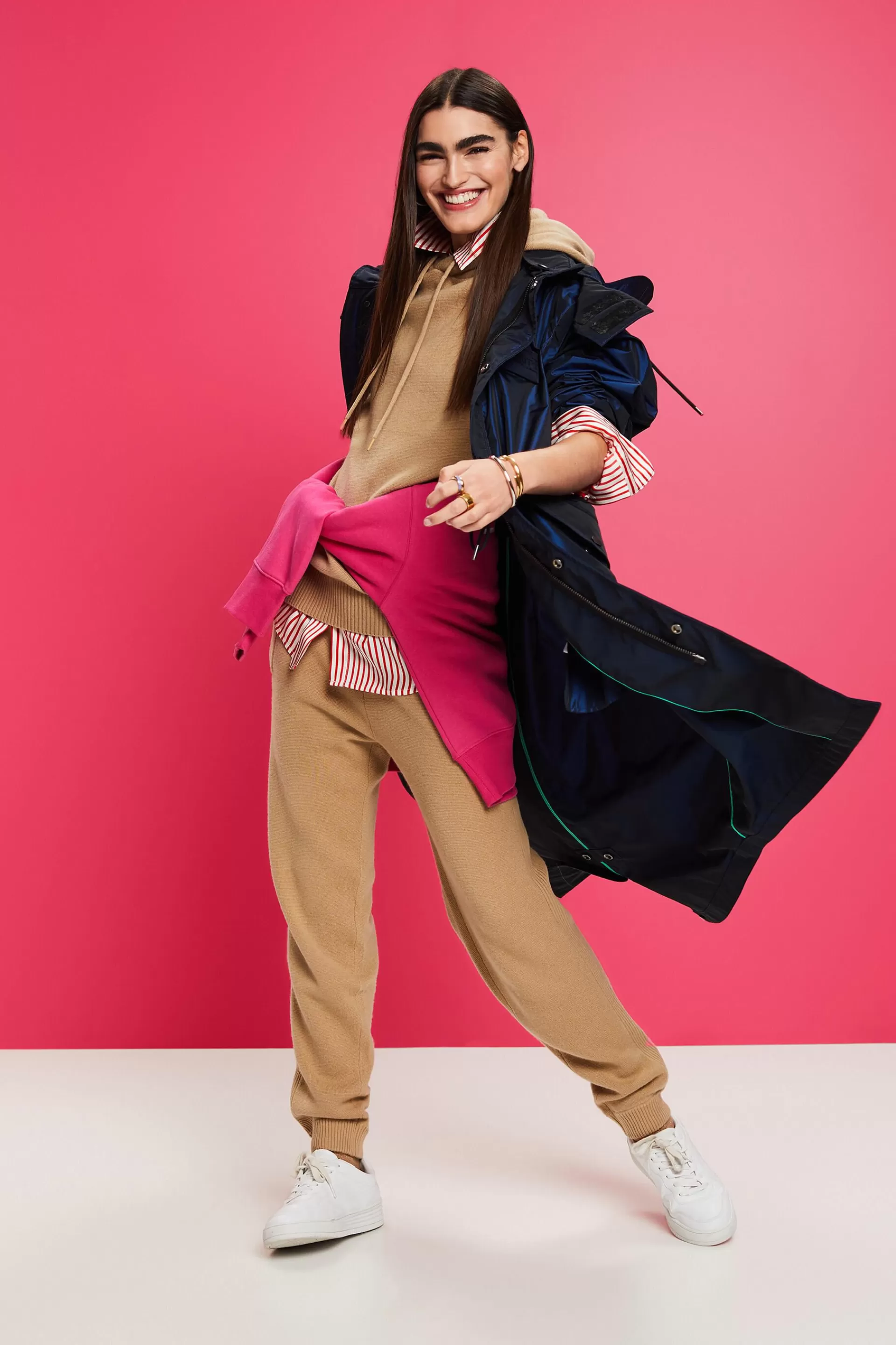 Unisex Strick-Jogginghose aus Wolle und Kaschmir-ESPRIT Best