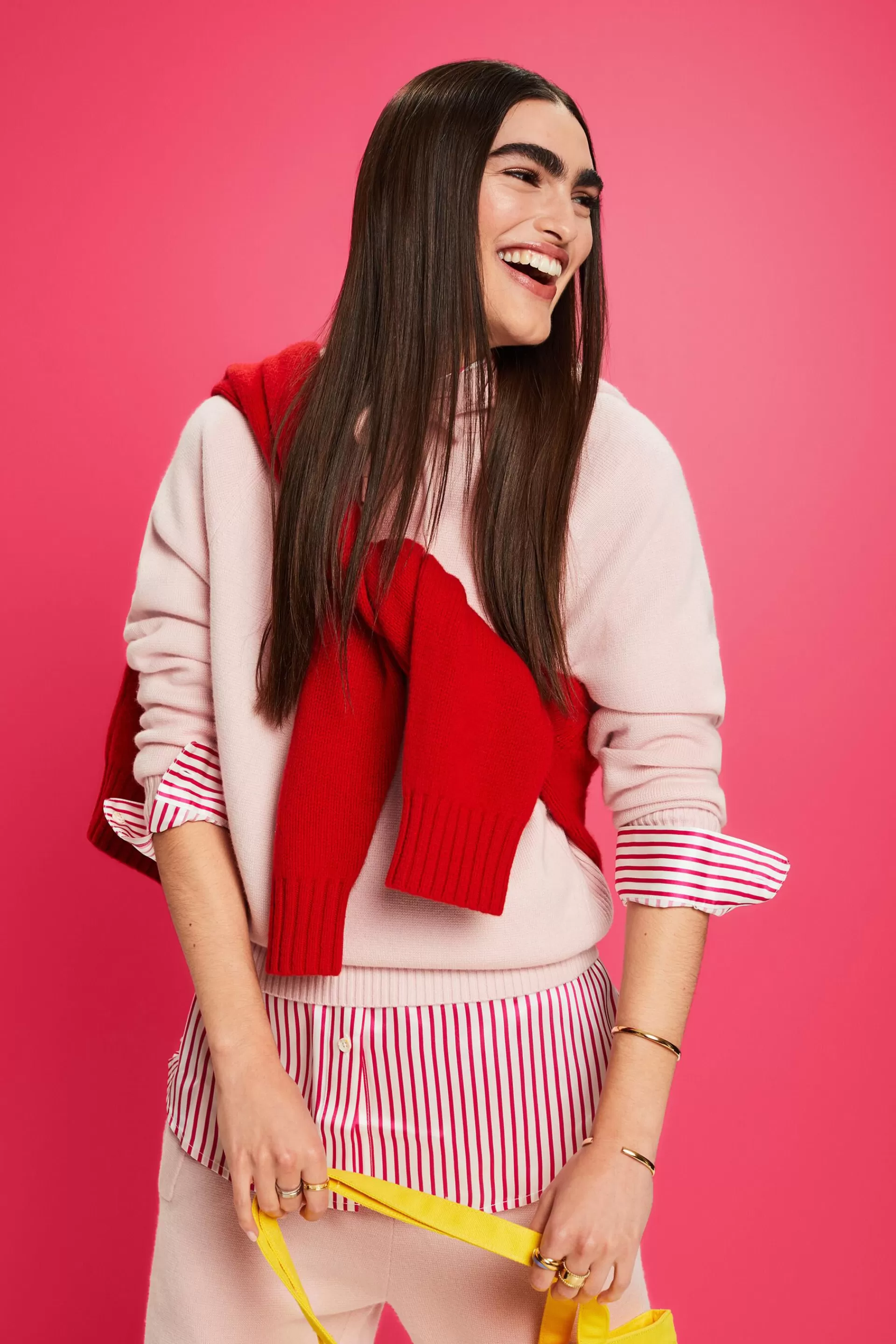 Unisex-Strickpullover aus Wolle und Kaschmir-ESPRIT Outlet