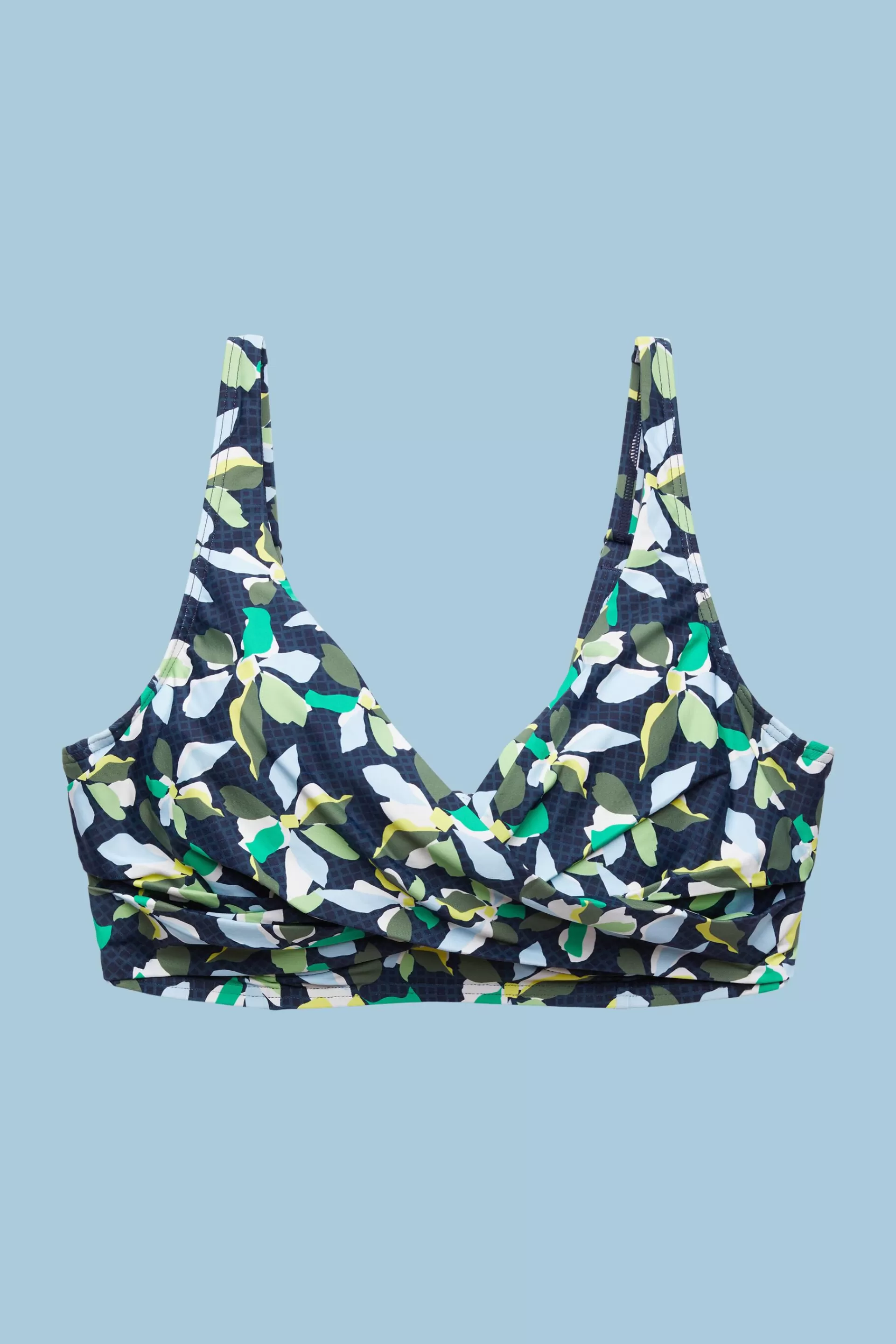 Unwattiertes Bikinitop mit Bügel-Cups und Print-ESPRIT Hot
