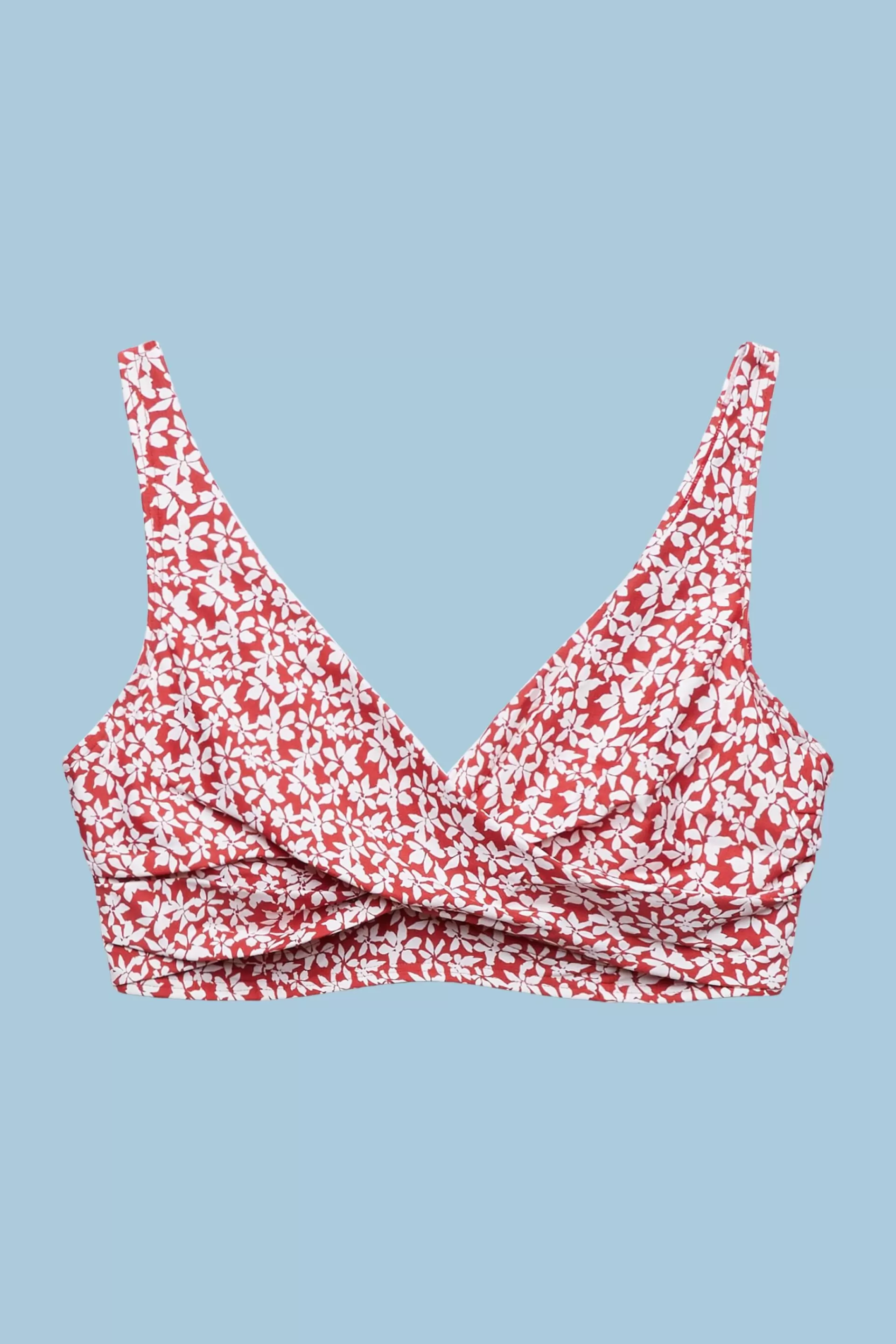 Unwattiertes Bikinitop mit Bügel-Cups und Print-ESPRIT Sale