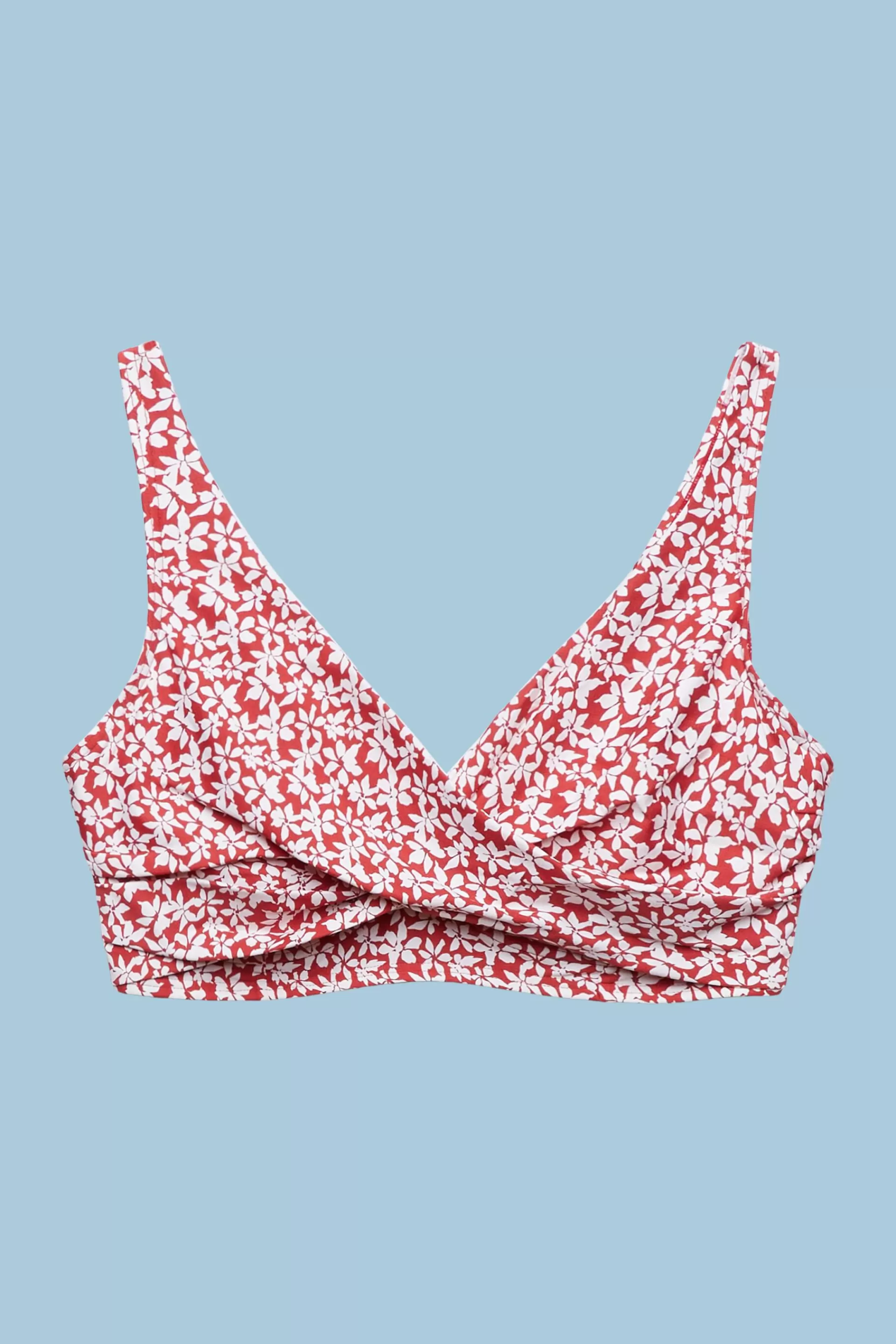 Unwattiertes Bikinitop mit Bügel-Cups und Print-ESPRIT Sale