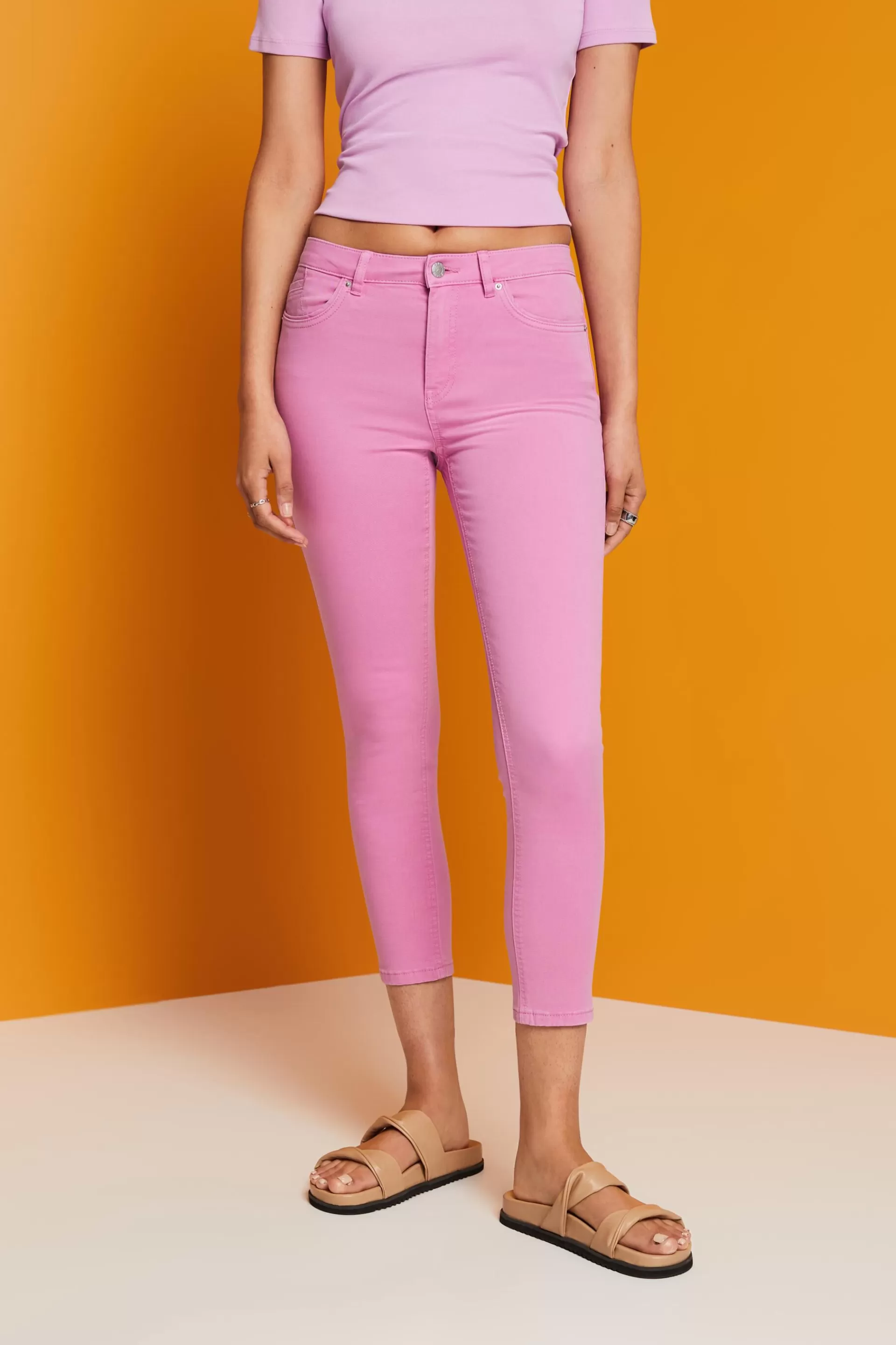 Verkürzte Skinny-Hose-ESPRIT Online